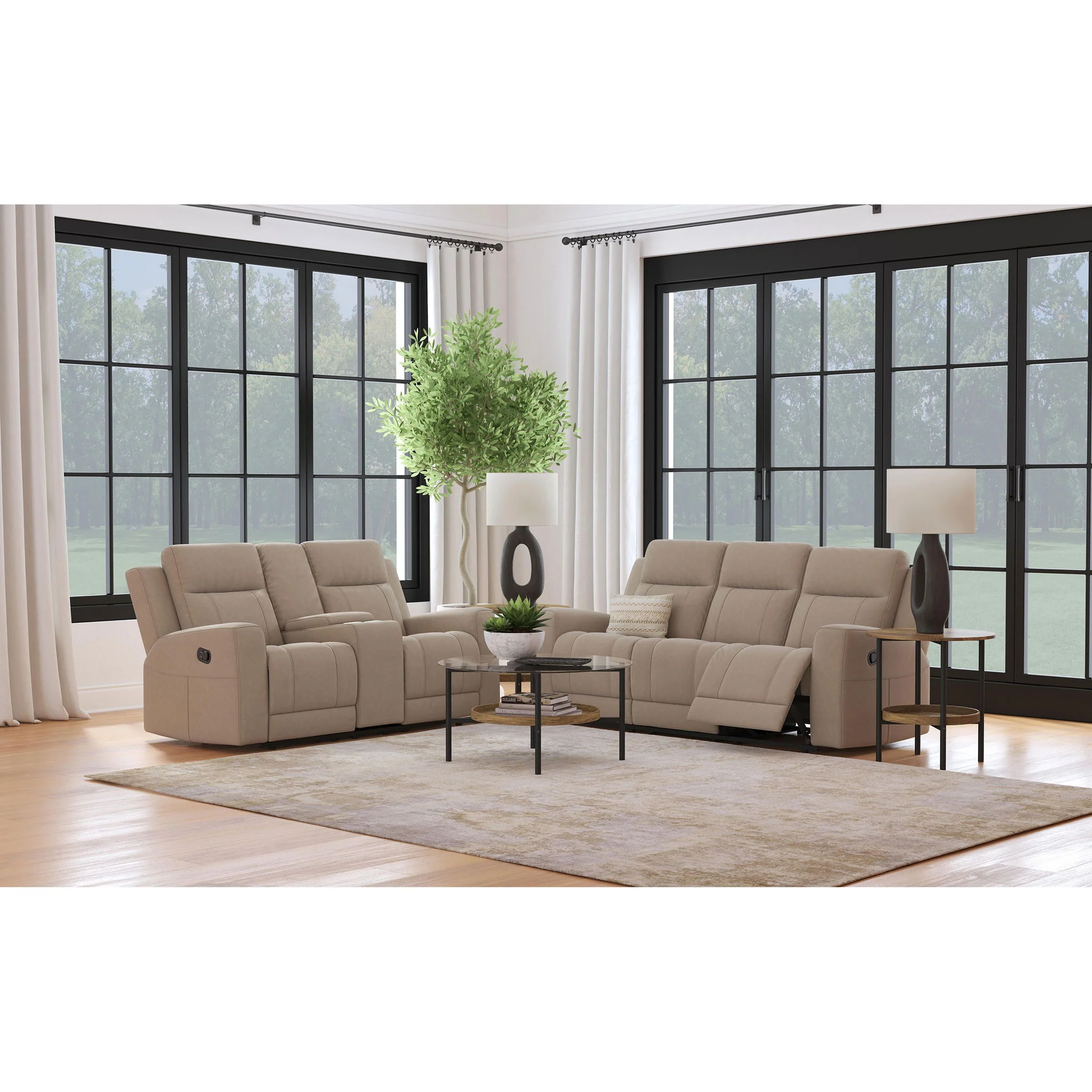 Slater - 2 Piece Reclining Sofa Set With Manual Recline - Image 9