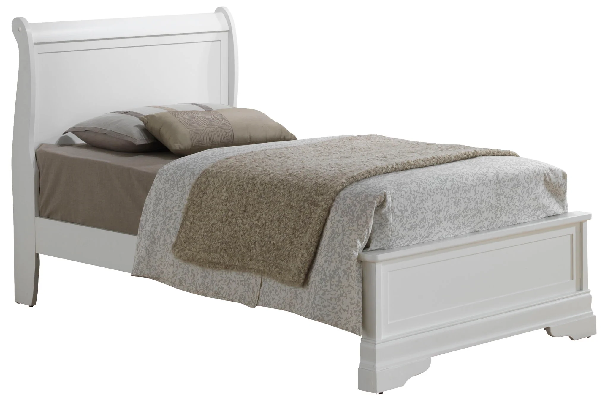 Sleigh Bed With Low Footboard - Image 4