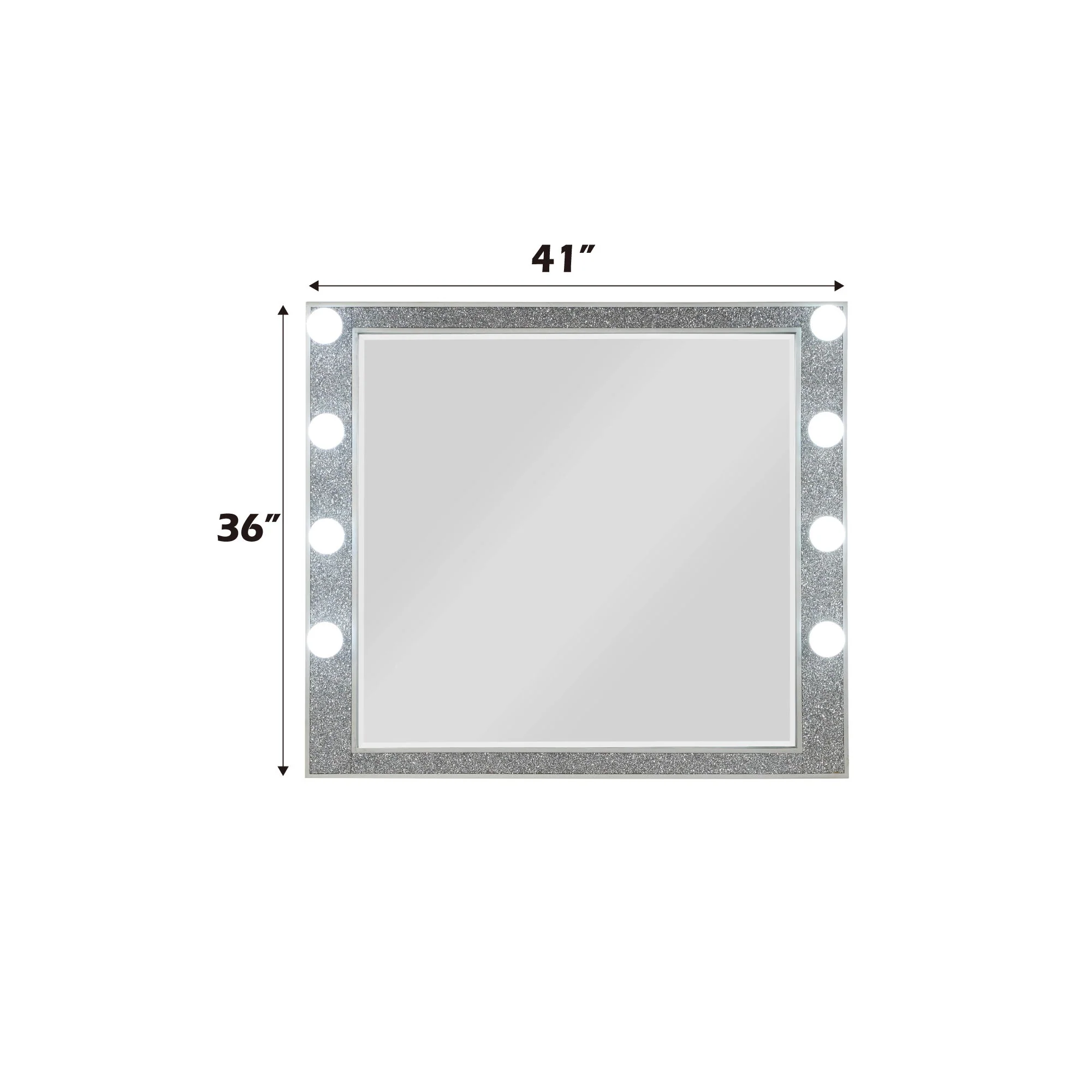 Sliverfluff - Mirror With Light - Mirrored / Champagne - Image 4