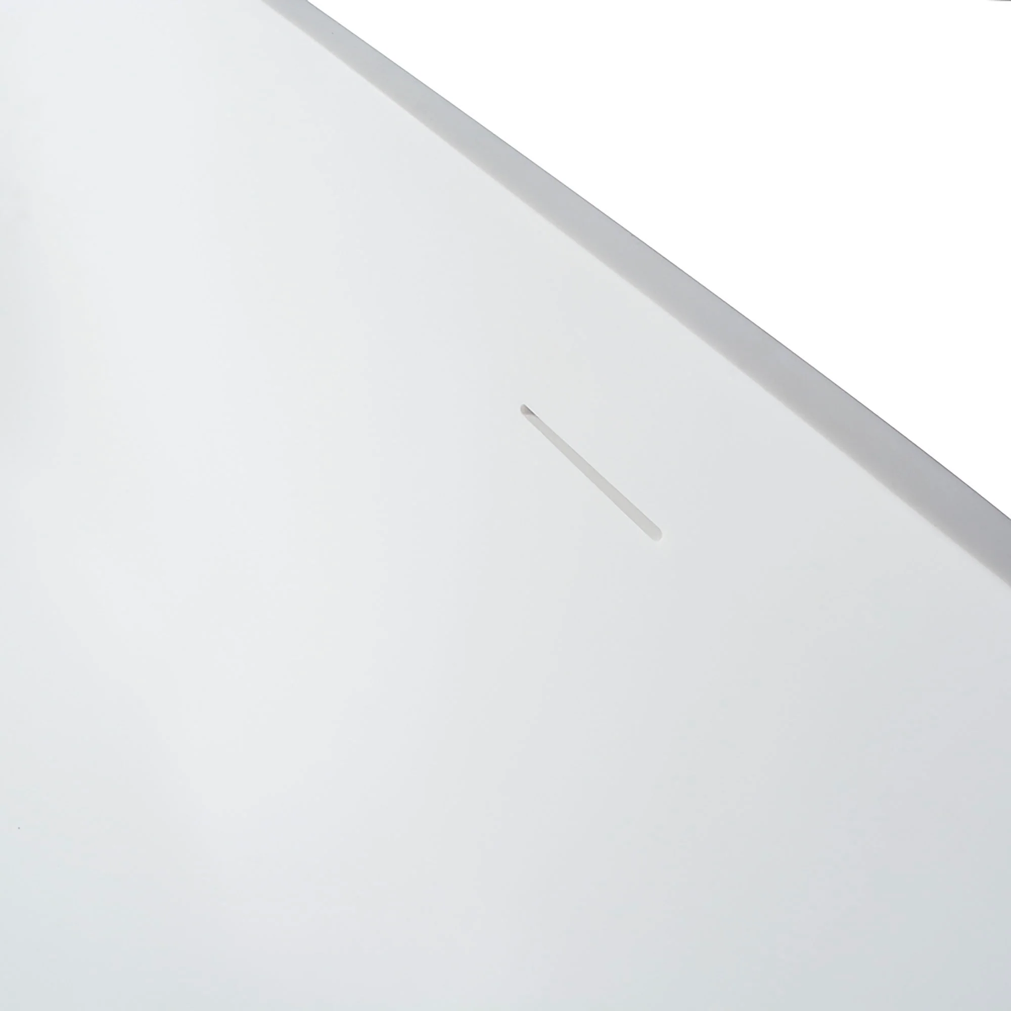 Small Size Stone Resin Solid Surface Oval Shape Freestanding Bathtub For The Bathroom - Matte White - Image 4