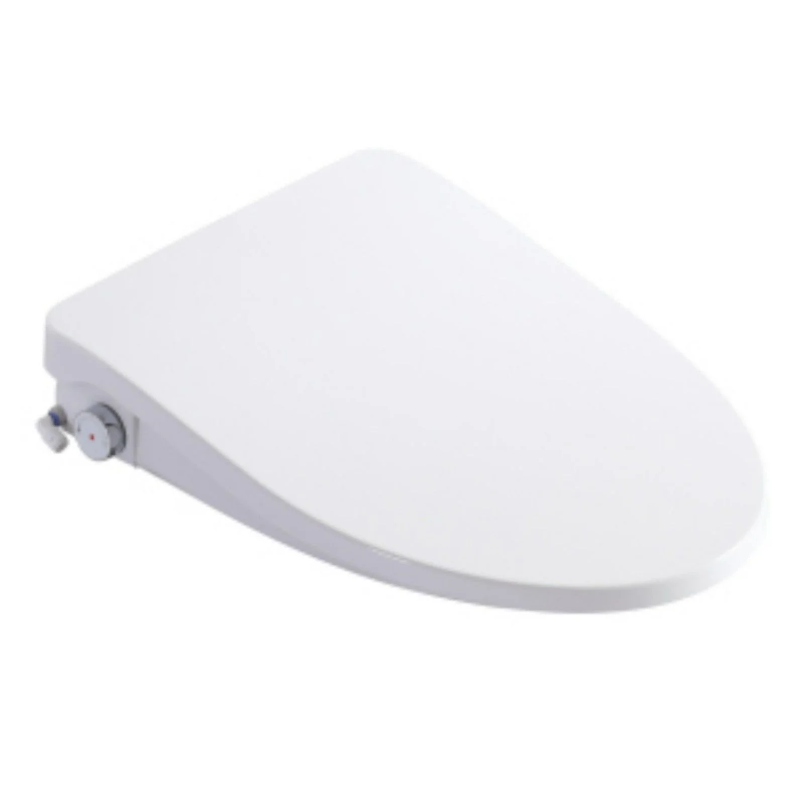 Smart Bidet Toilet Seat With Side Knob Adjustable Heated Seat With Water Temperature And Pressure Adjustment Portable Bidet - White - Image 6