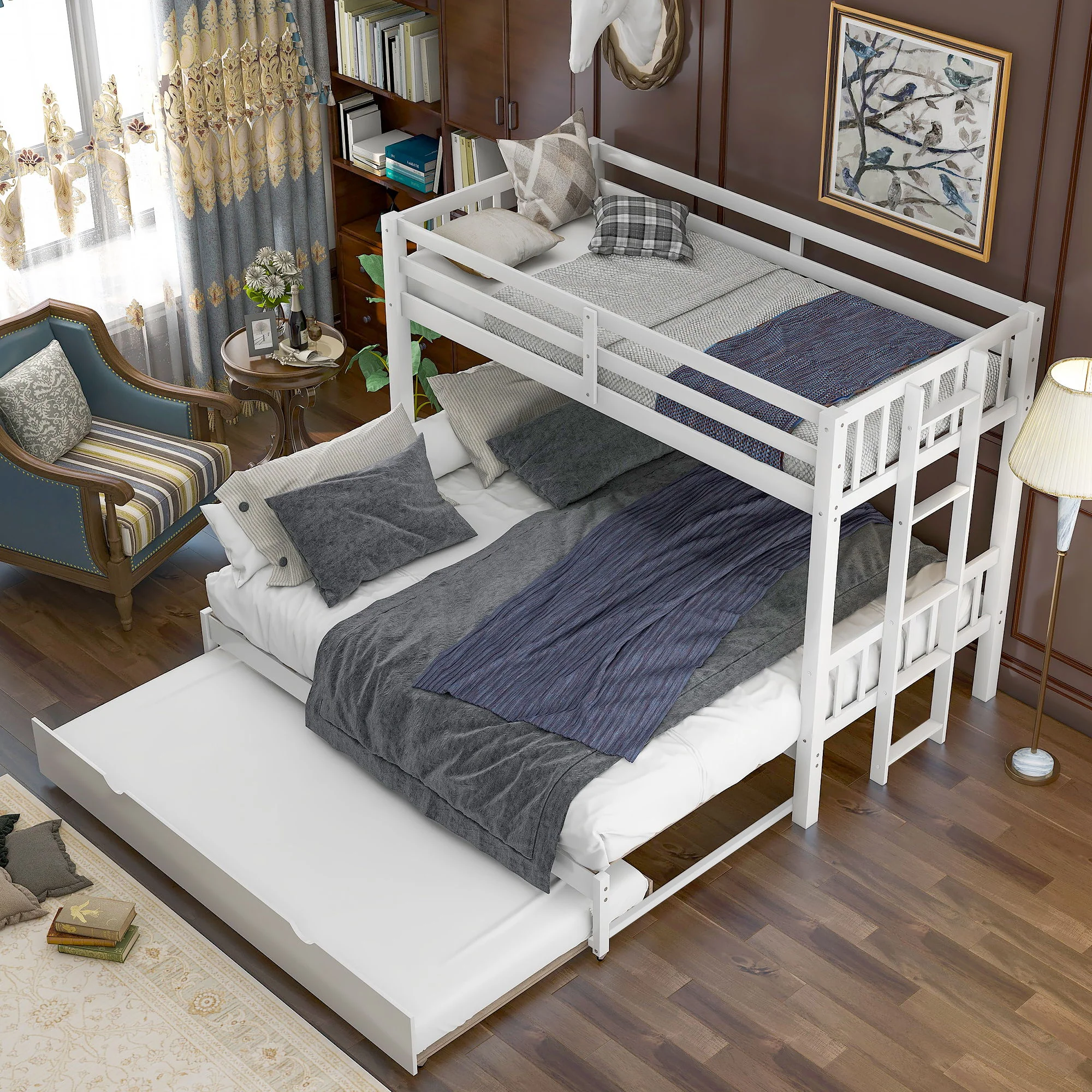 Smooth Mobility Bunk Bed With Trundle - Image 4