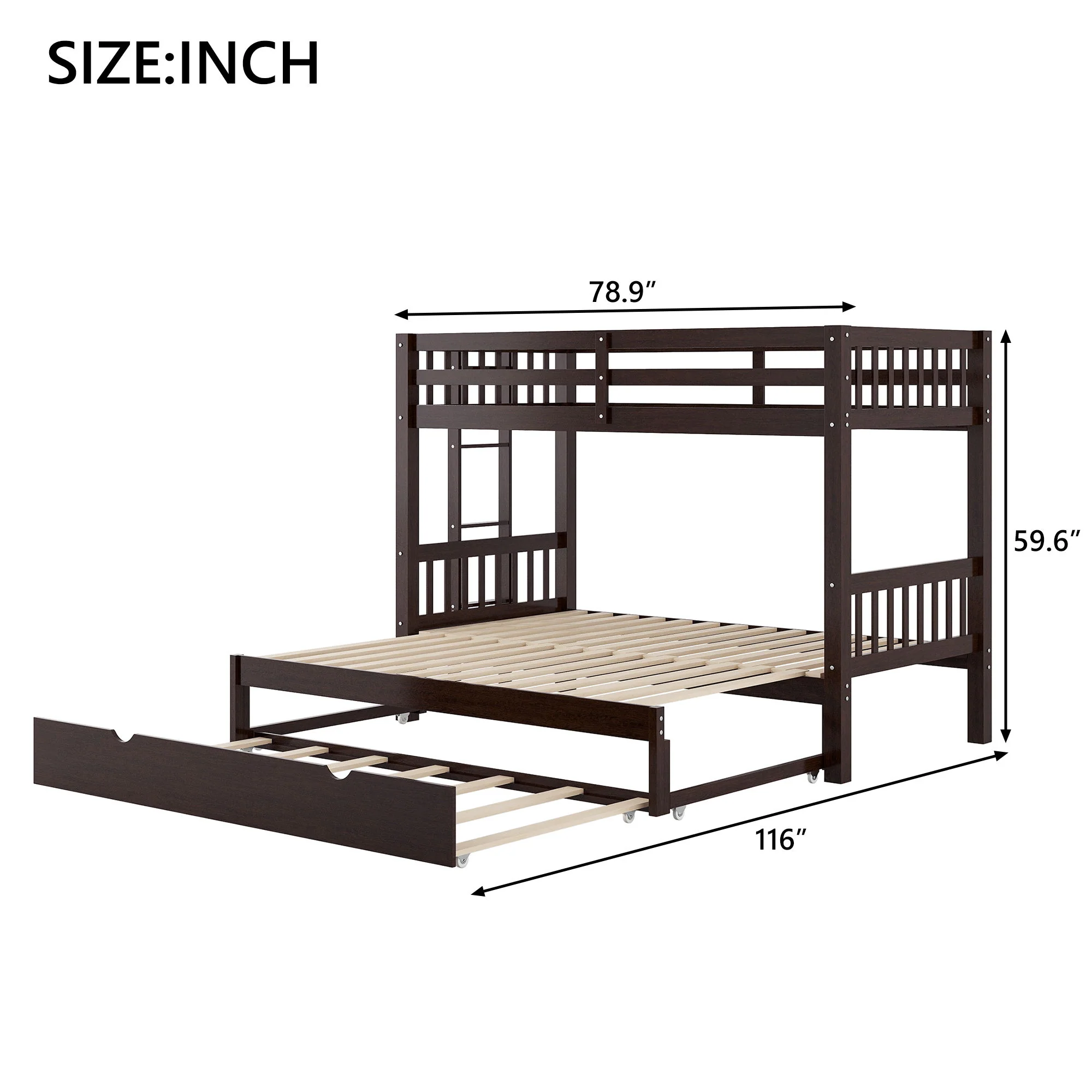 Smooth Mobility Bunk Bed With Trundle - Image 7