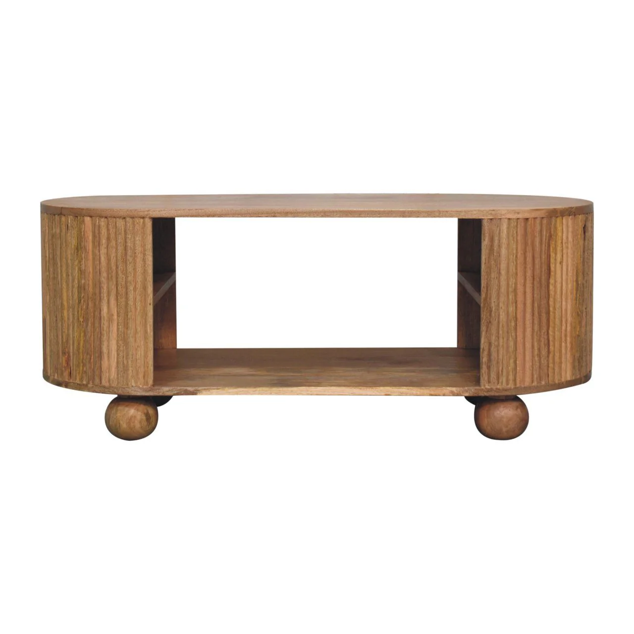 Soba - Ball Open Coffee Table - Oak - Image 3
