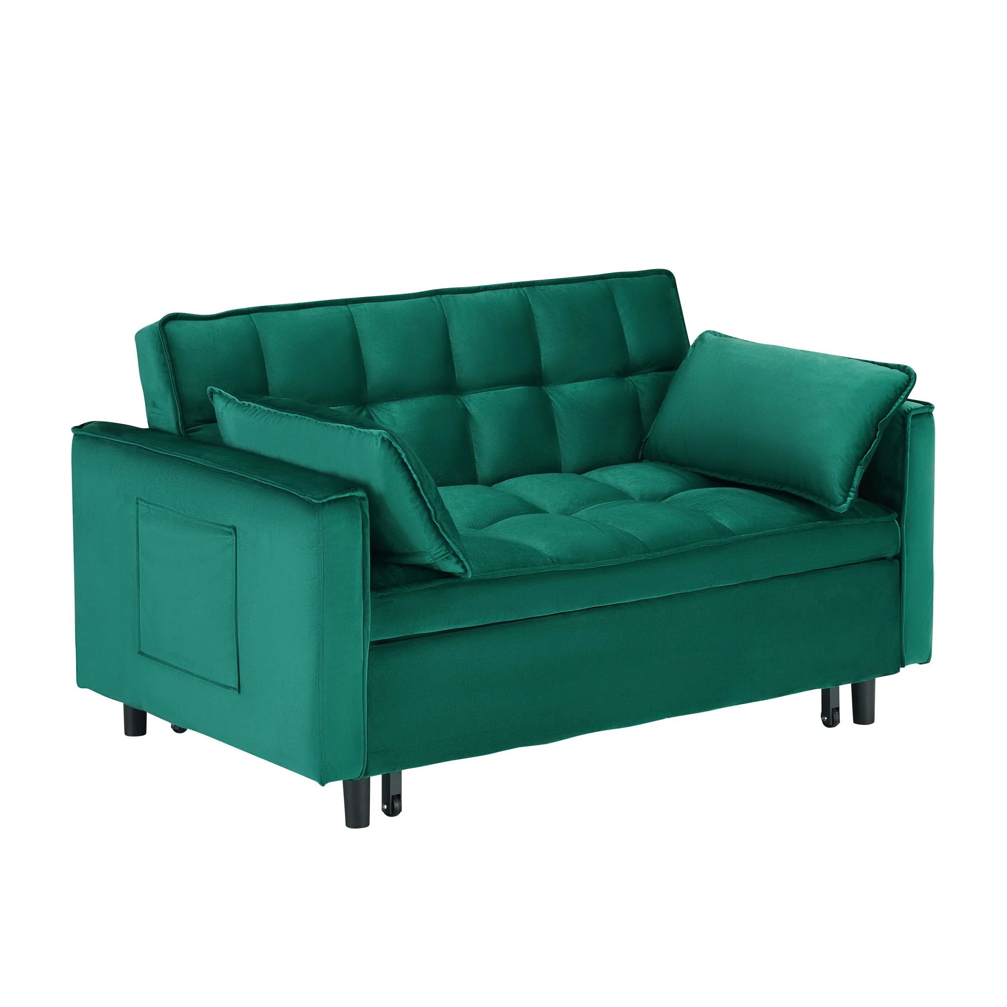 Sofa Bed With Pockets, 3 In 1 Convertible For Living Room - Image 17