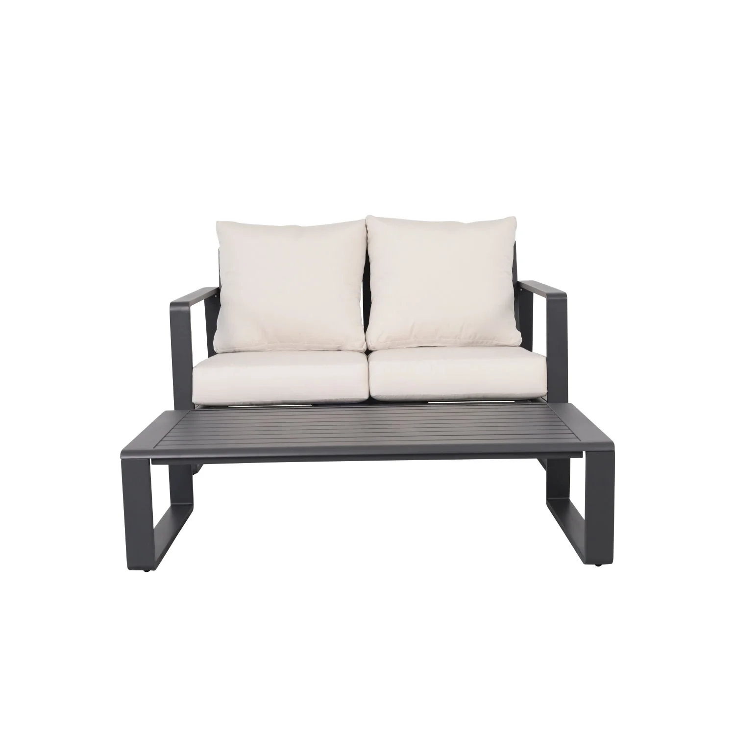 Sofa With Rectangular Coffee Table - Image 2