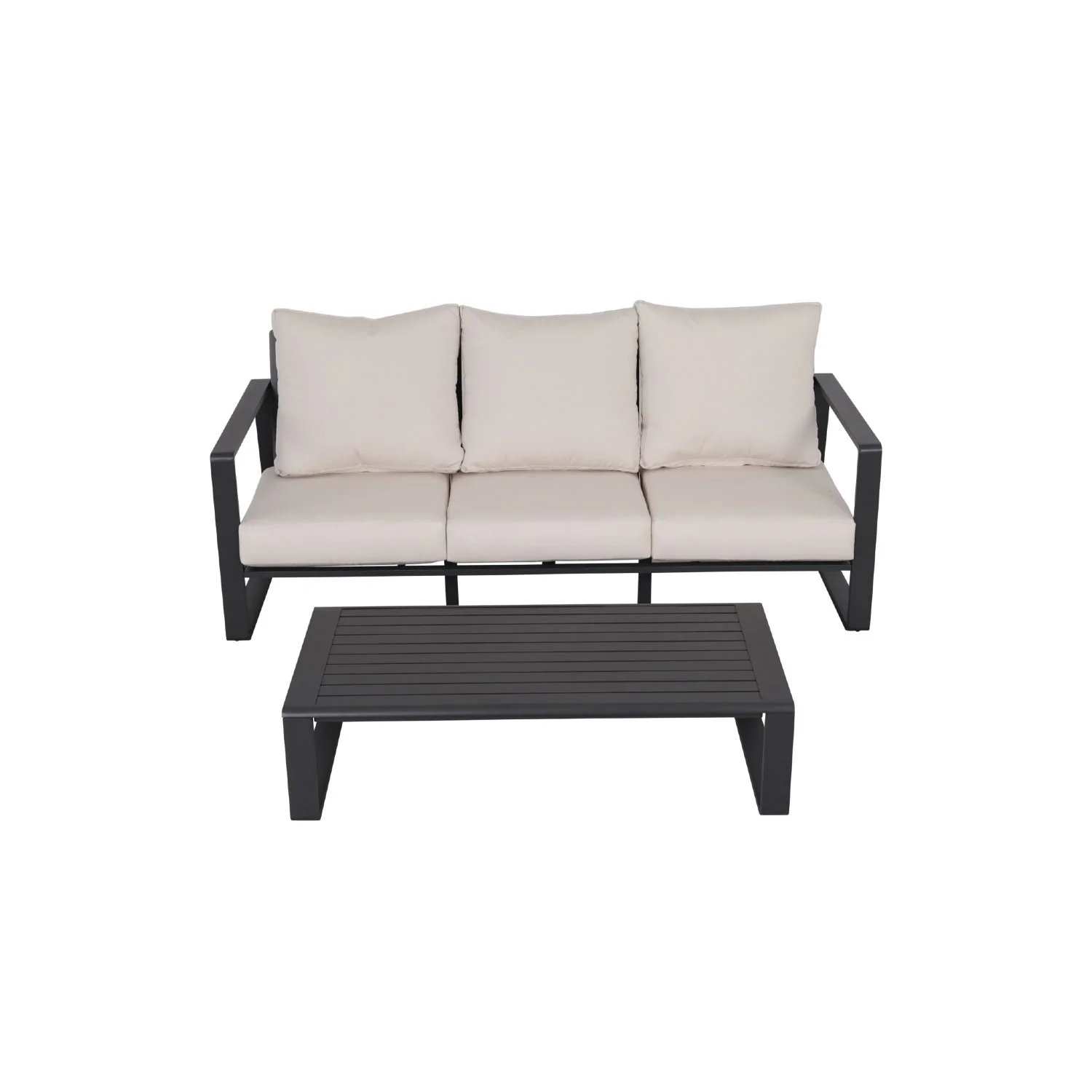 Sofa With Rectangular Coffee Table - Image 3