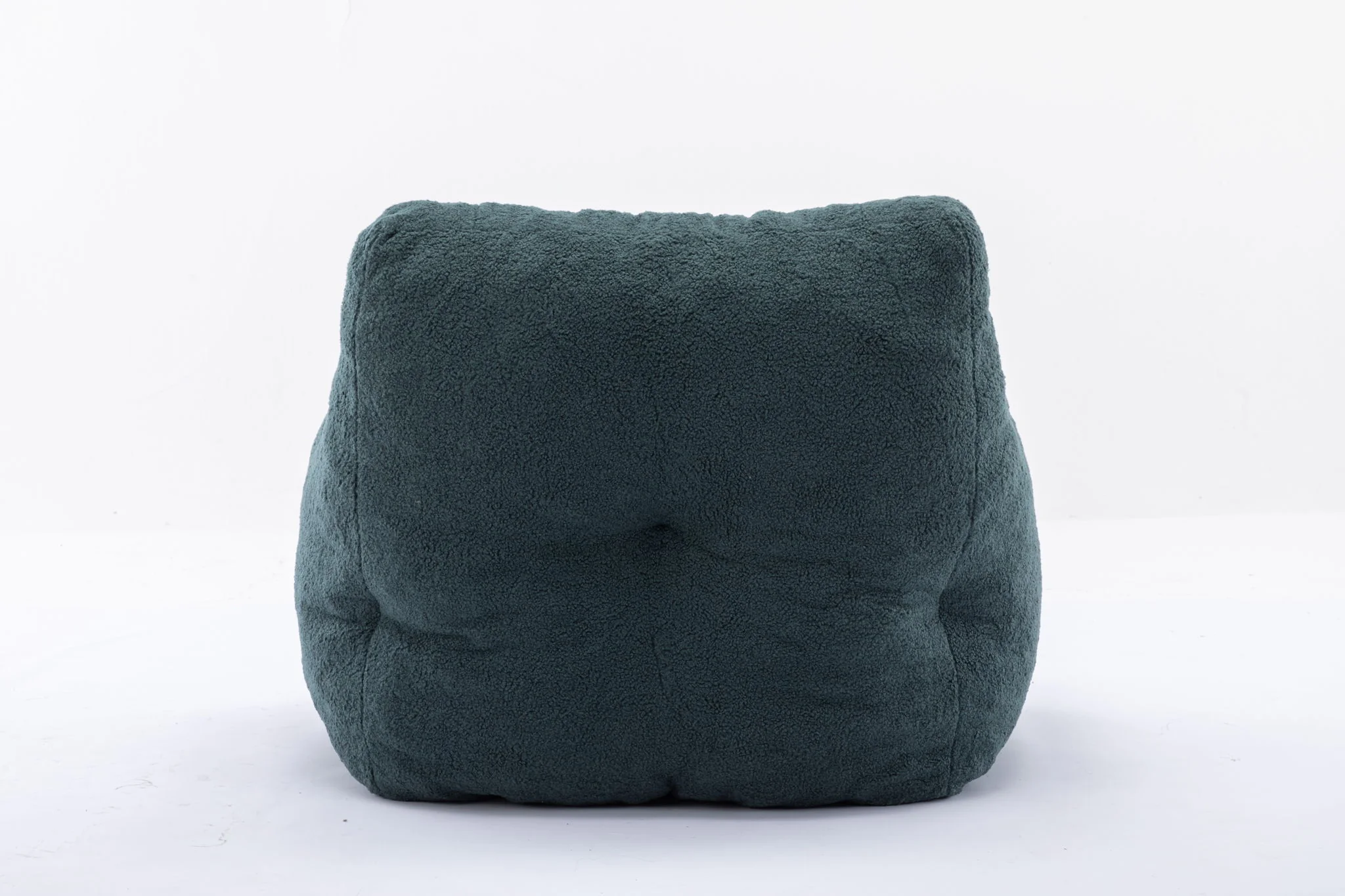 Soft Teddy Fabric Tufted Foam Bean Bag Chair With Teddy Fabric - Image 6