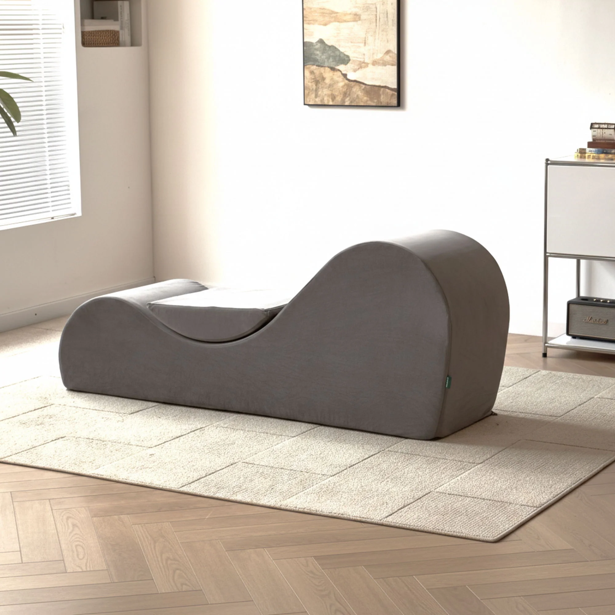 Solace - Chaise Lounge Chair Relaxation, Ergonomic Design With Soft Yet Firm High Density Foam Core - Image 5
