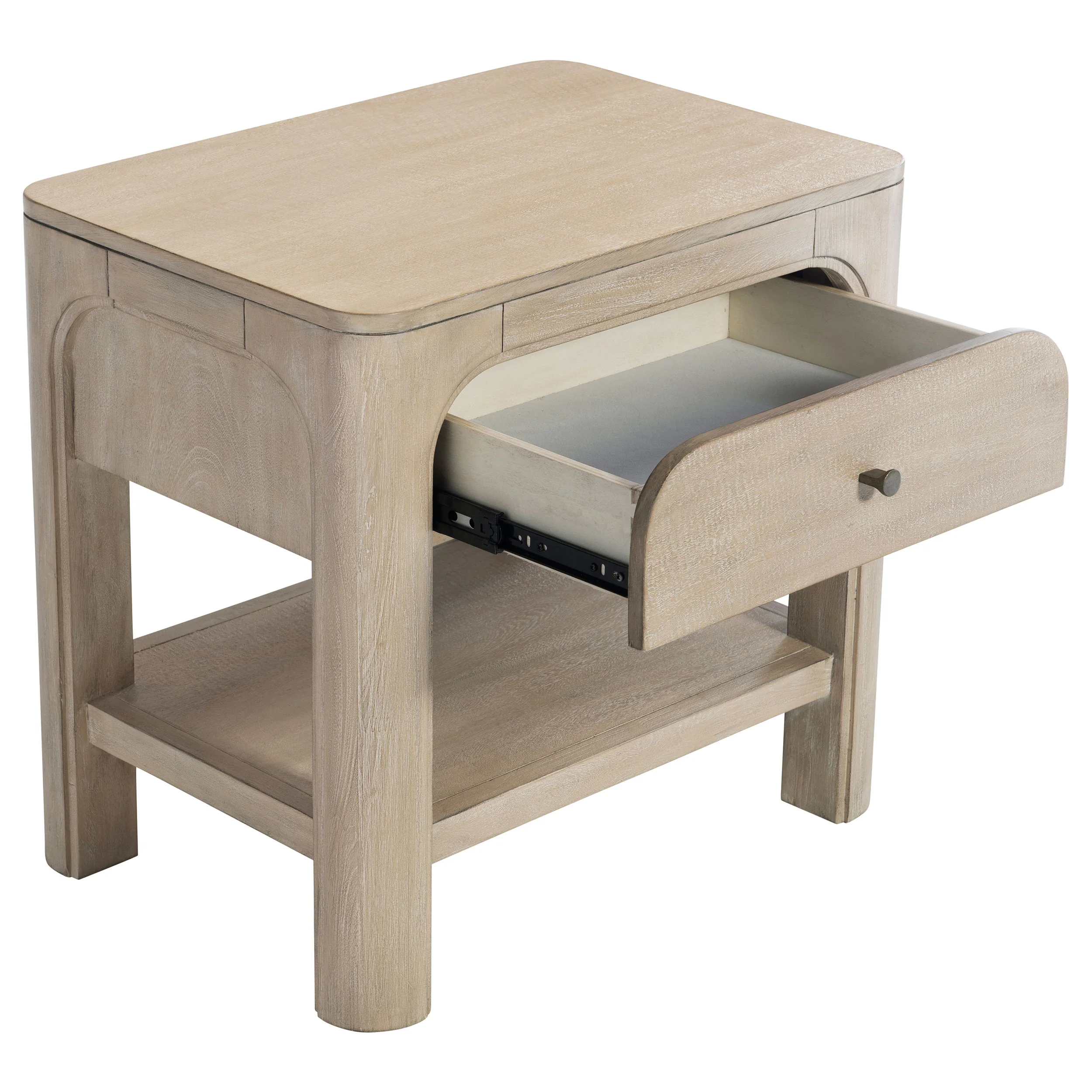 Solano 1-Drawer Nightstand - Weathered Mango - Image 9