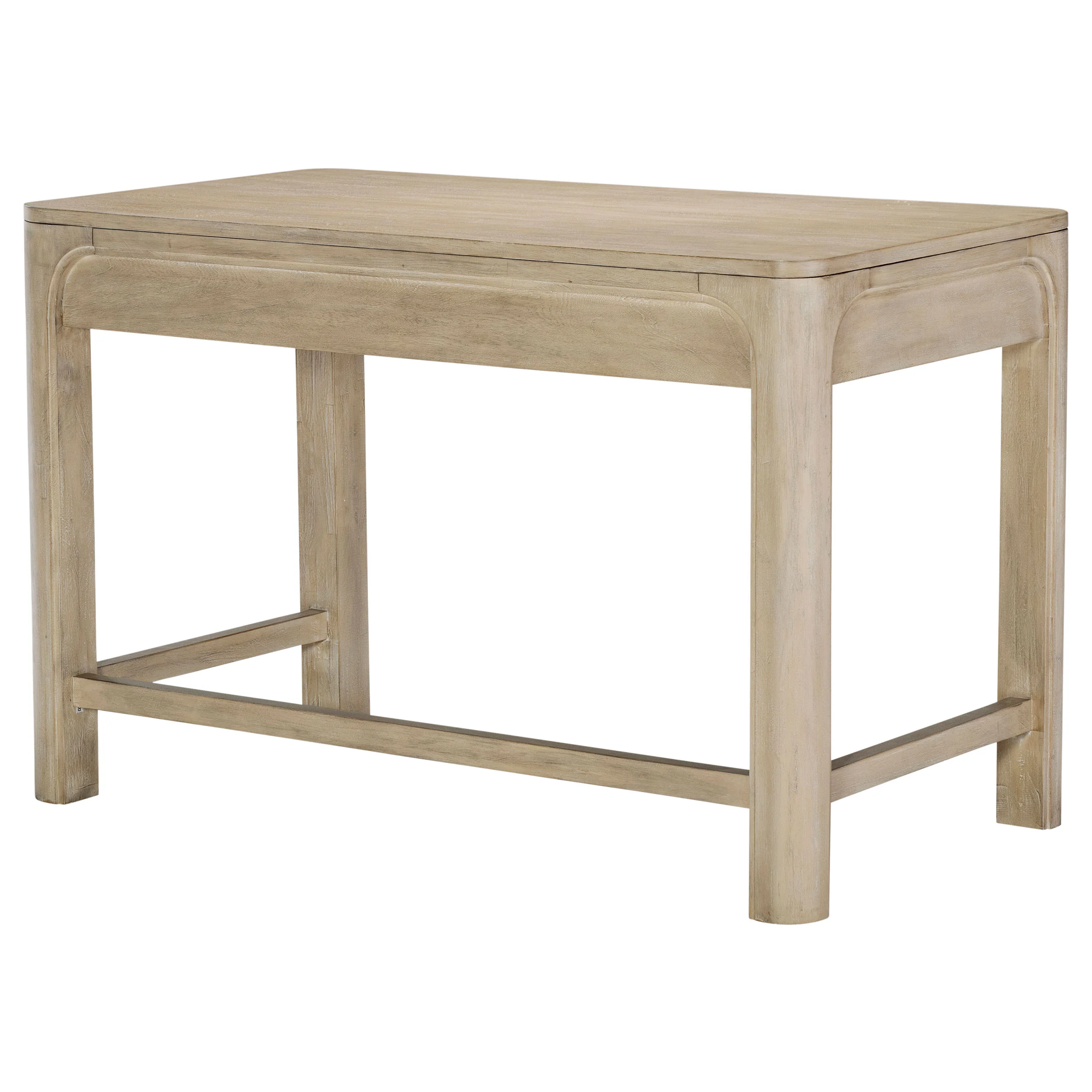 Solano 2-Drawer Makeup Table Vanity Desk Weathered Mango - Image 9
