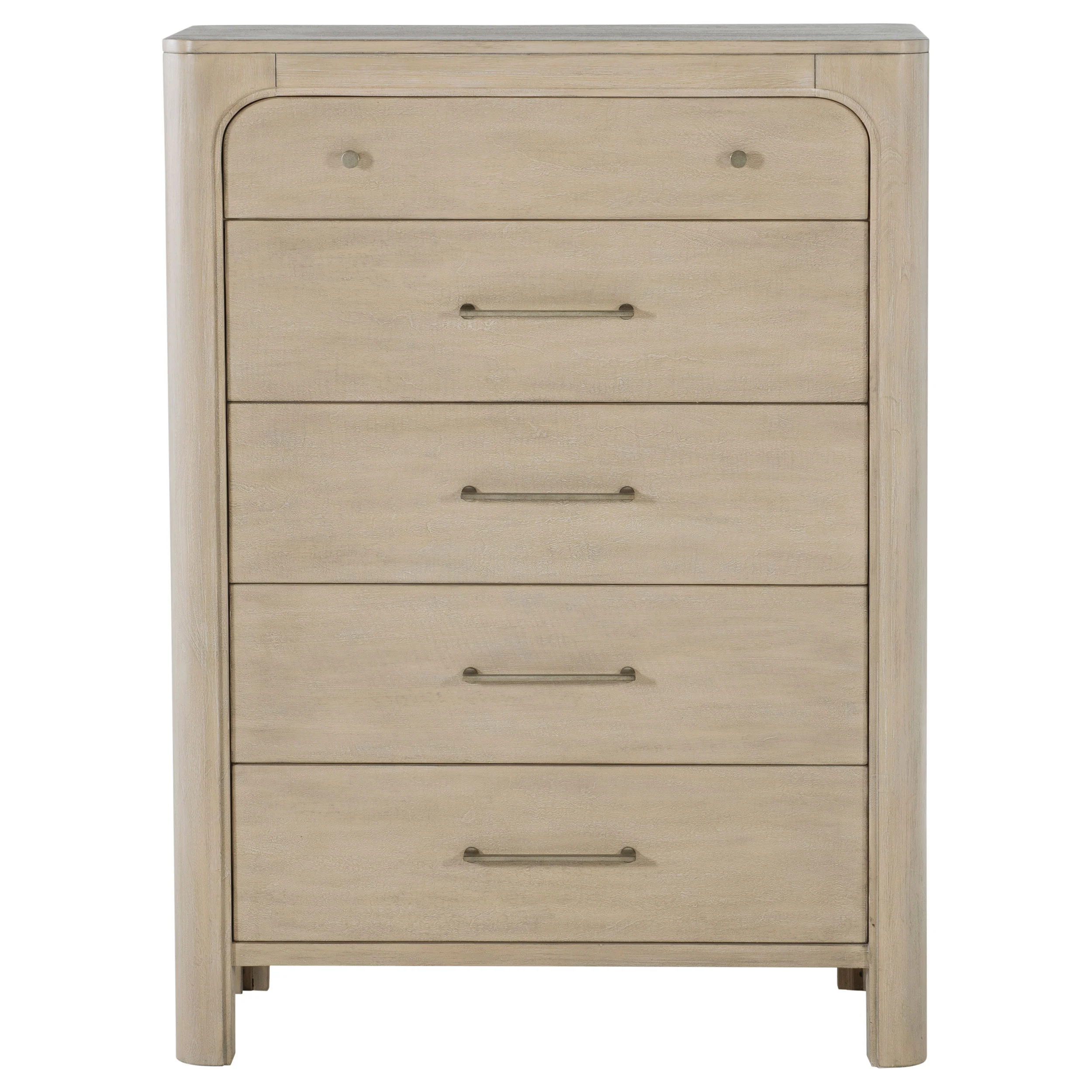Solano 5-Drawer Chest of Drawers in Weathered Mango - Image 4
