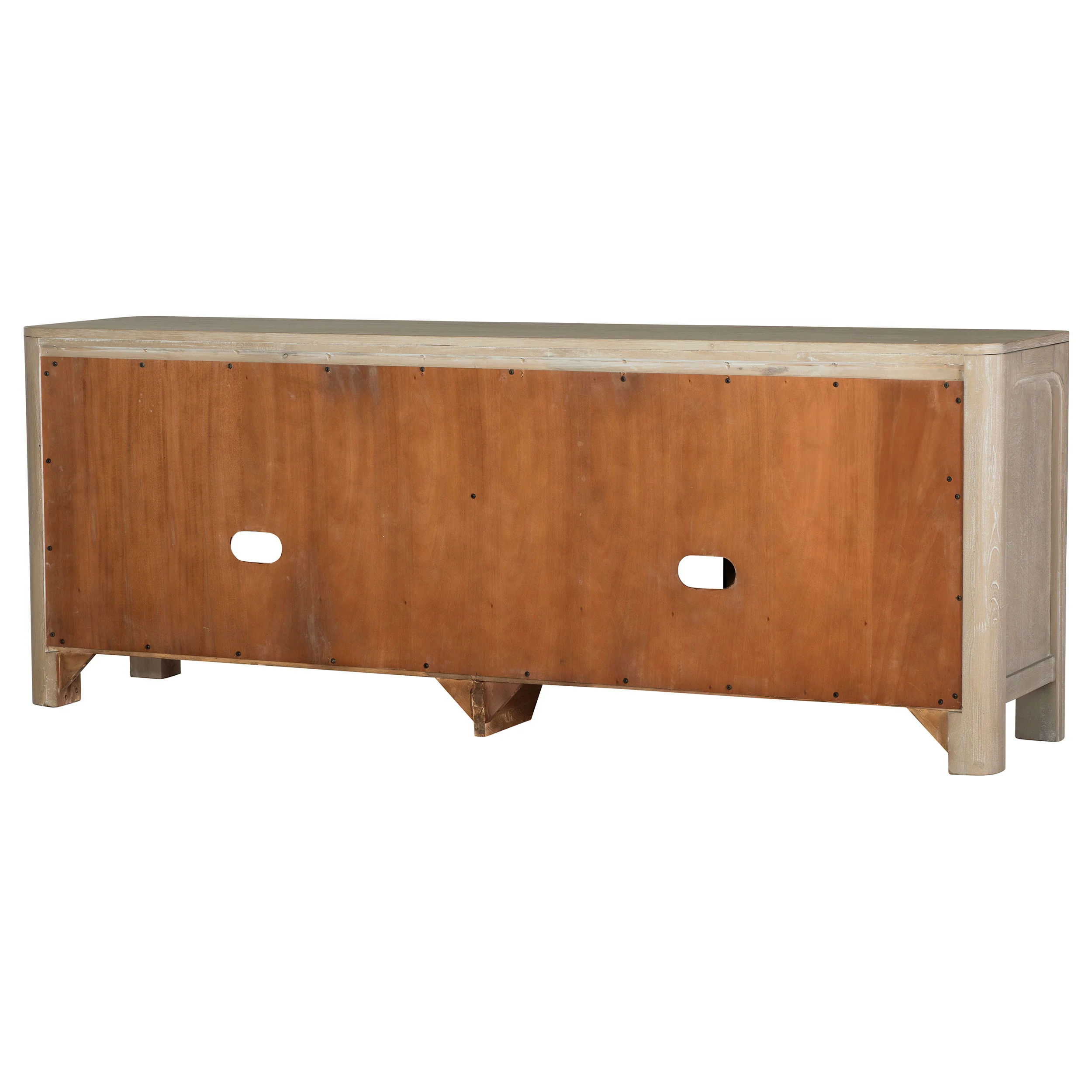 Solano 71-inch 2-Door TV Stand Media Console Weathered Mango - Image 8