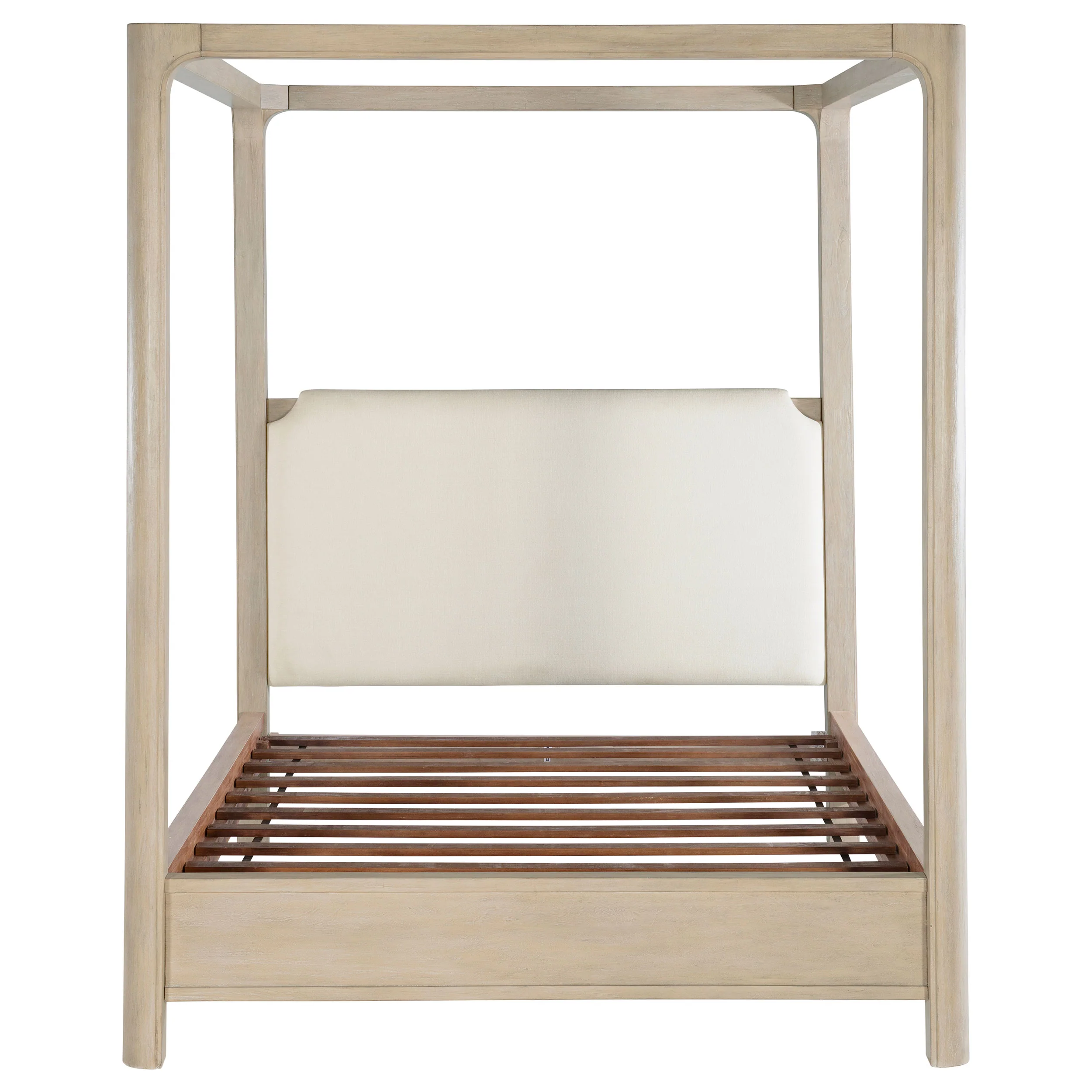 Solano 85-Inch California King Canopy Bed Weathered Mango - Image 3