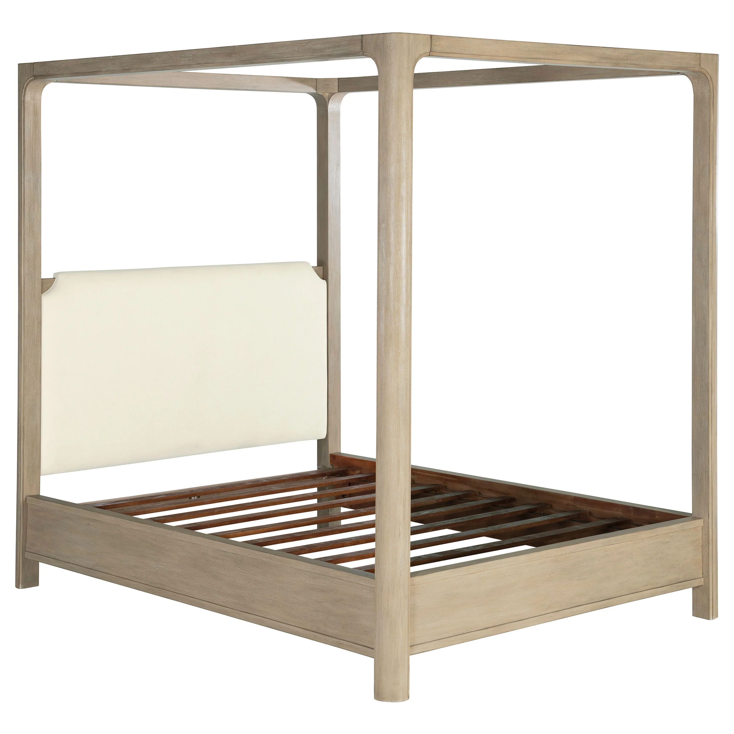 Solano 85-Inch Eastern King Canopy Bed in Weathered Mango
