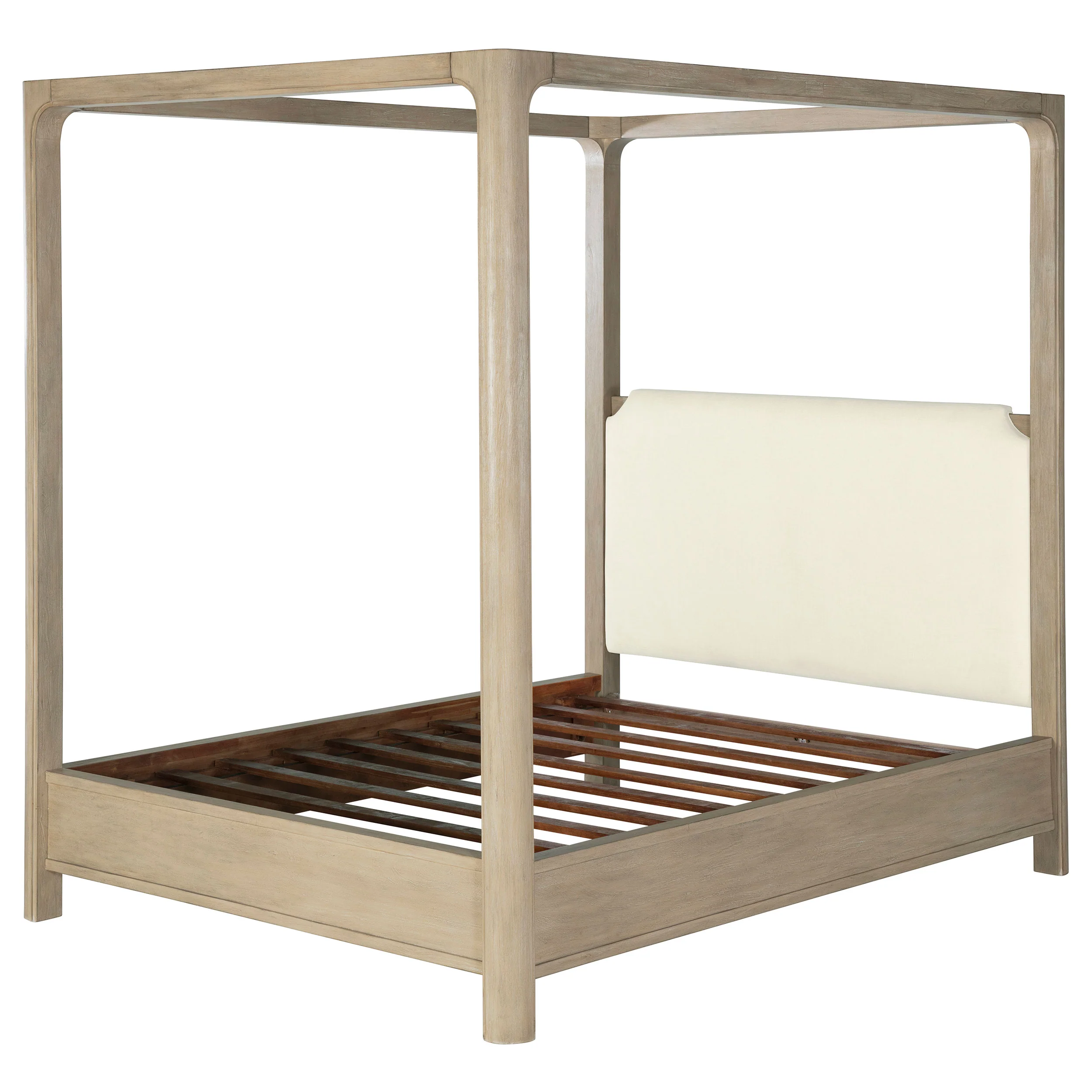 Solano 85-Inch Queen Canopy Bed, Weathered Mango - Image 4