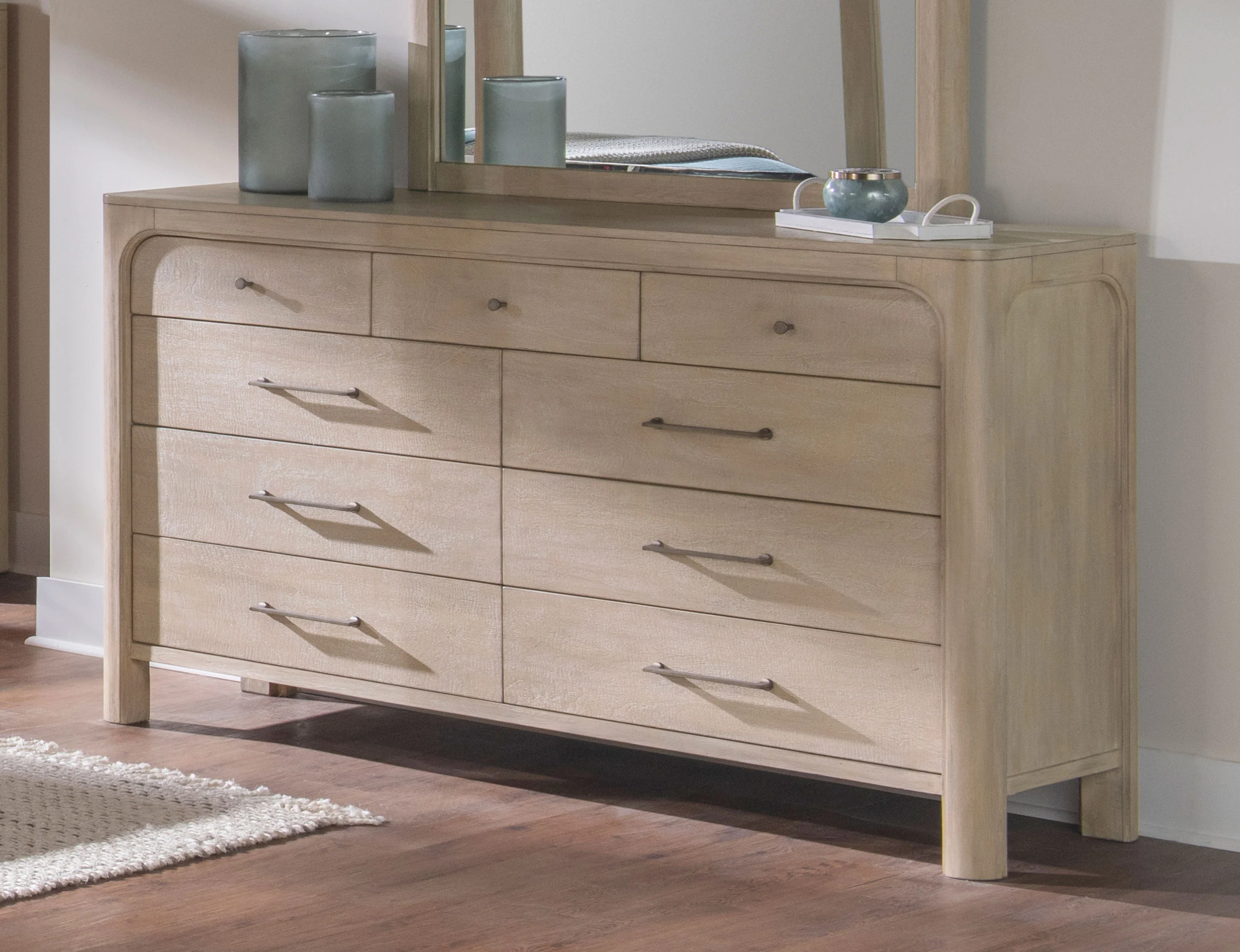 Solano 9-Drawer Weathered Mango Bedroom Dresser - Image 4