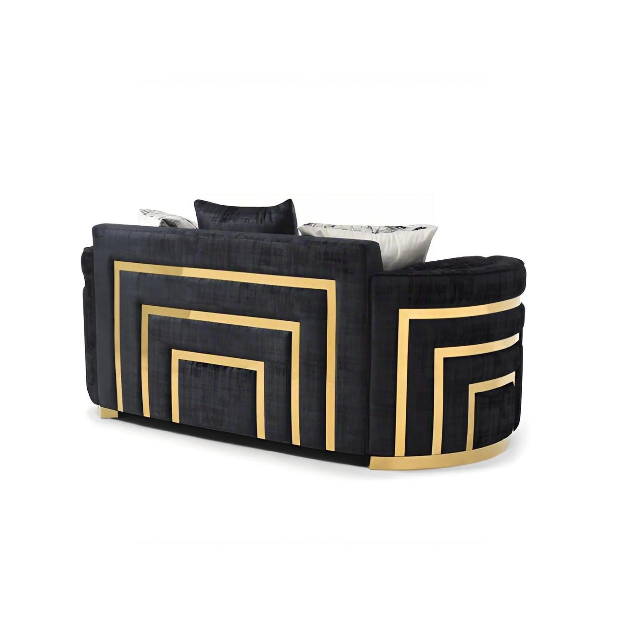Soledad - Loveseat - Black - Image 3