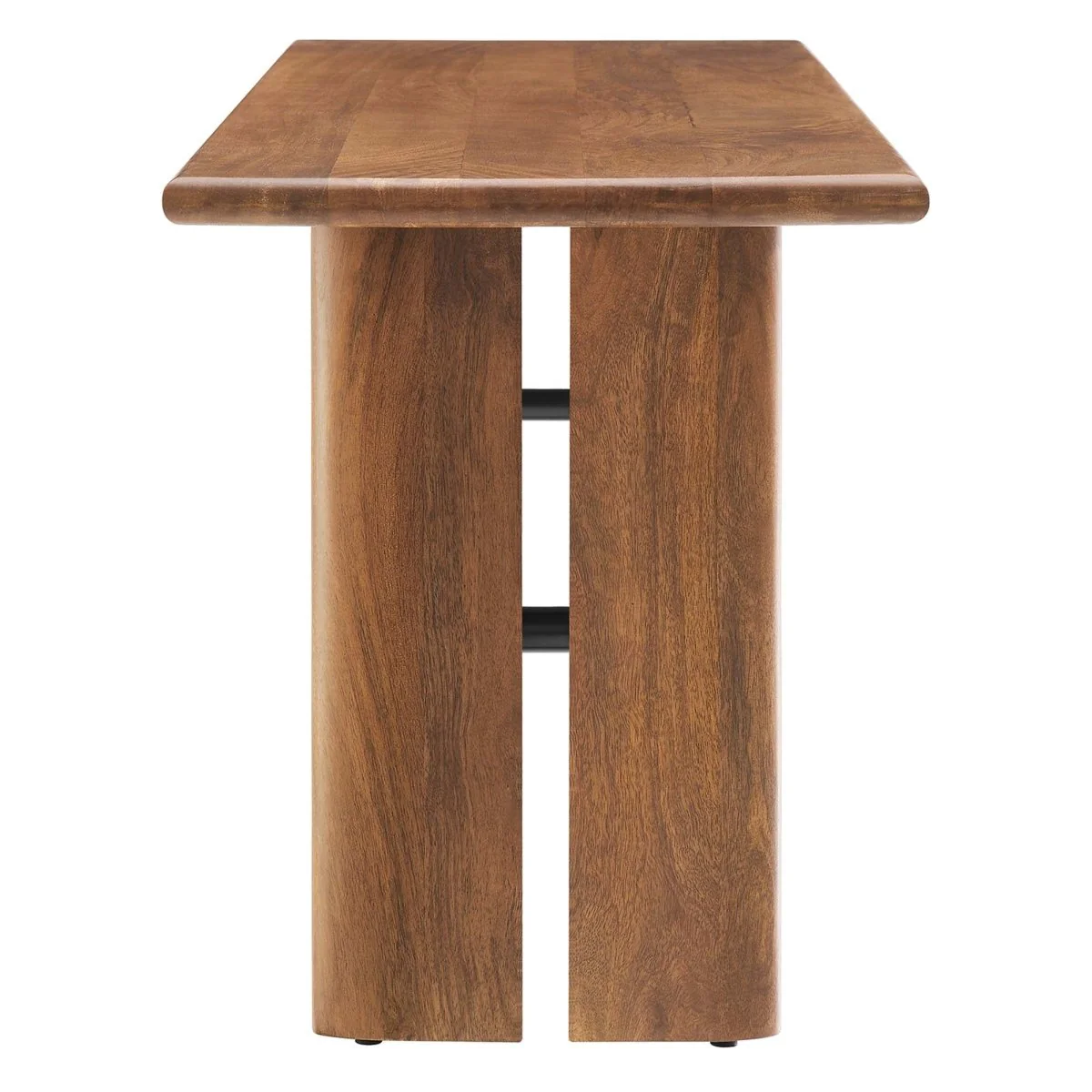 Solid Mango Wood Dining Bench with Modern Farmhouse Design - Image 5