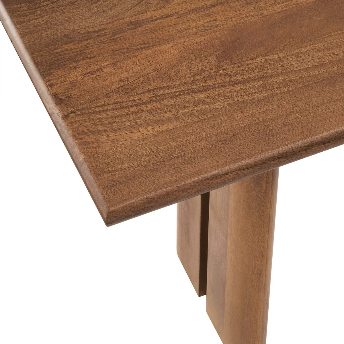Solid Mango Wood Dining Bench with Modern Farmhouse Design - Image 6