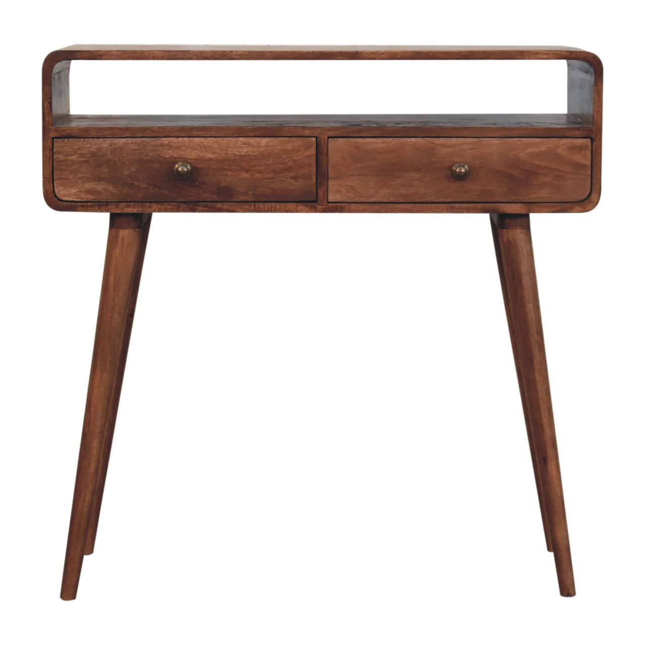 Solid Wood Curved Console Table - Image 26