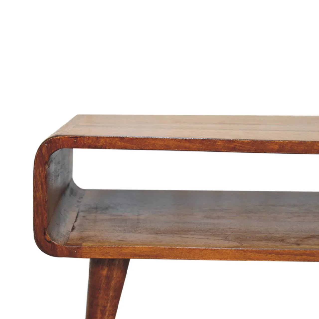 Solid Wood Open Media Unit - Image 14