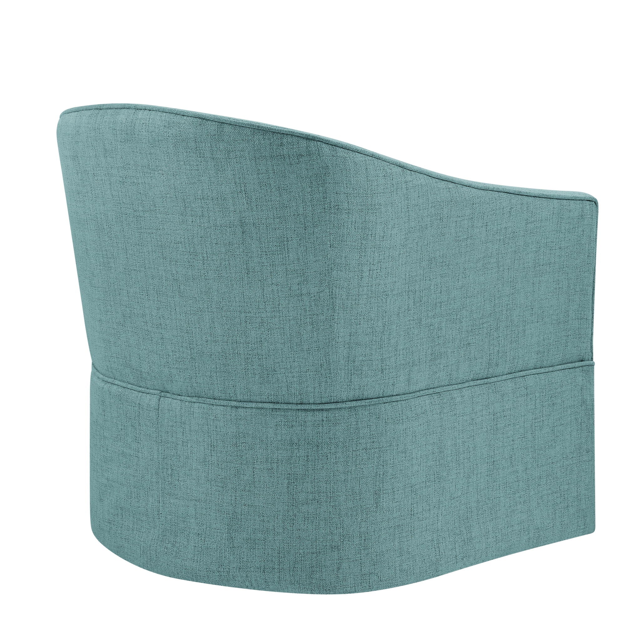 Solitude - Skirted Swivel Accent Chair With Hemp Like - Image 6