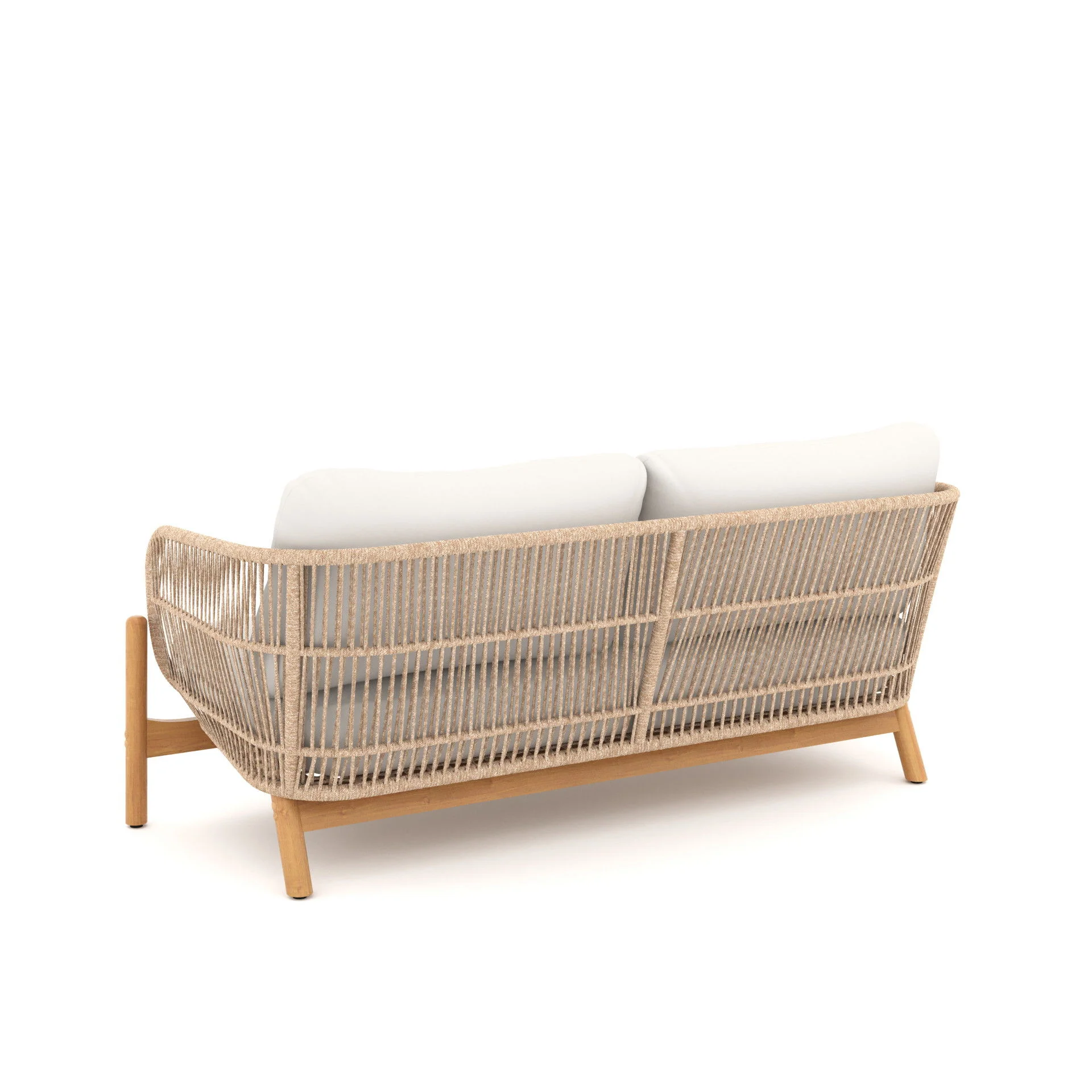 Solstice - Rope Loveseat - Linen Beige - Image 2