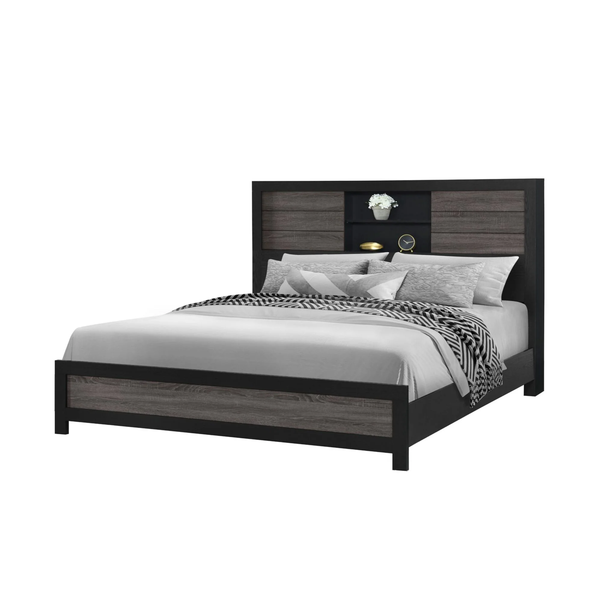 Soluto - Bed With Bookcase Headboard - Image 2