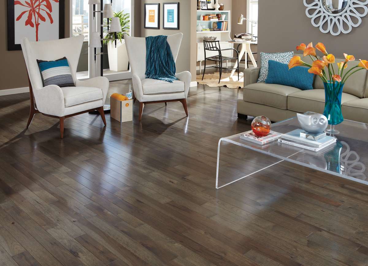 Somerset Character Plank Hickory Ember 3 1/4" Solid Hardwood Flooring - Image 2