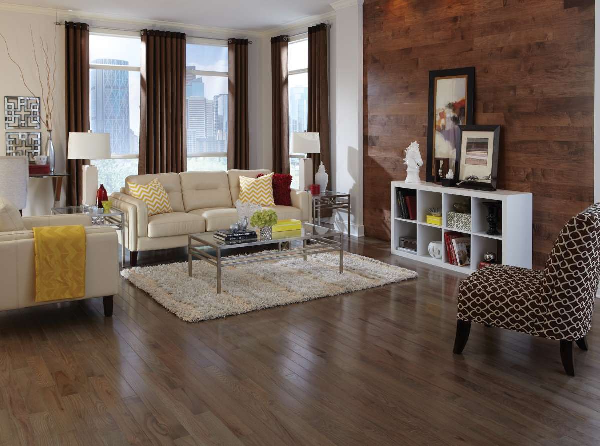 Somerset Color Strip Smoke Red Oak 3 1/4" Solid Hardwood Flooring - Image 2