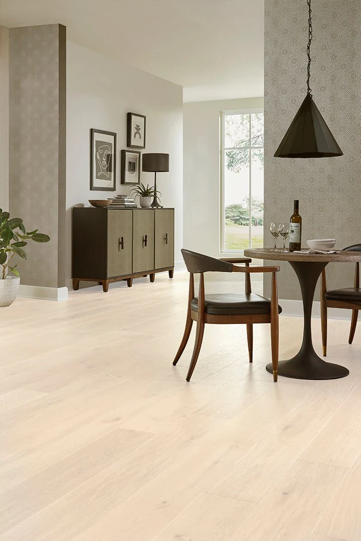 Somerset Euro Wide Plank Snow White Oak 9" Engineered Hardwood - Image 3