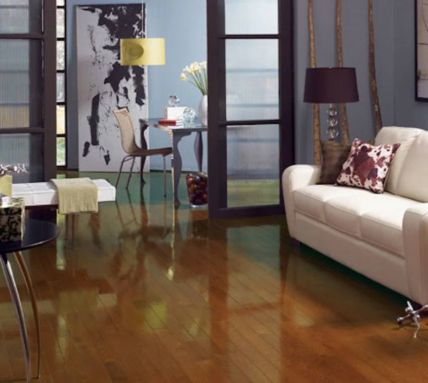Somerset High Gloss Gunstock Red Oak 3 1/4" Solid Hardwood Flooring - Image 2