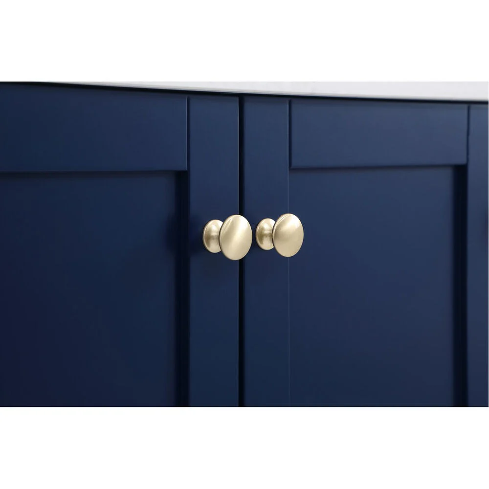 Sommerville 48 Inch Blue Bathroom Vanity with Quartz Top - Image 7