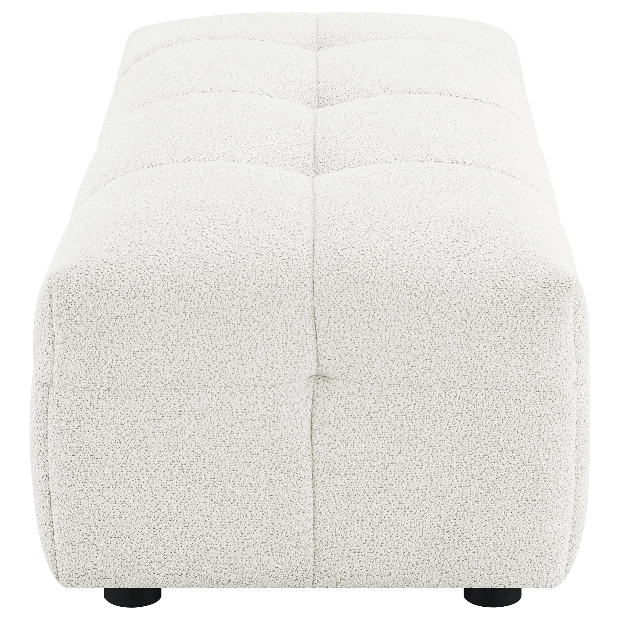 Sooke - Rectangular Ottoman - Off White - Image 3