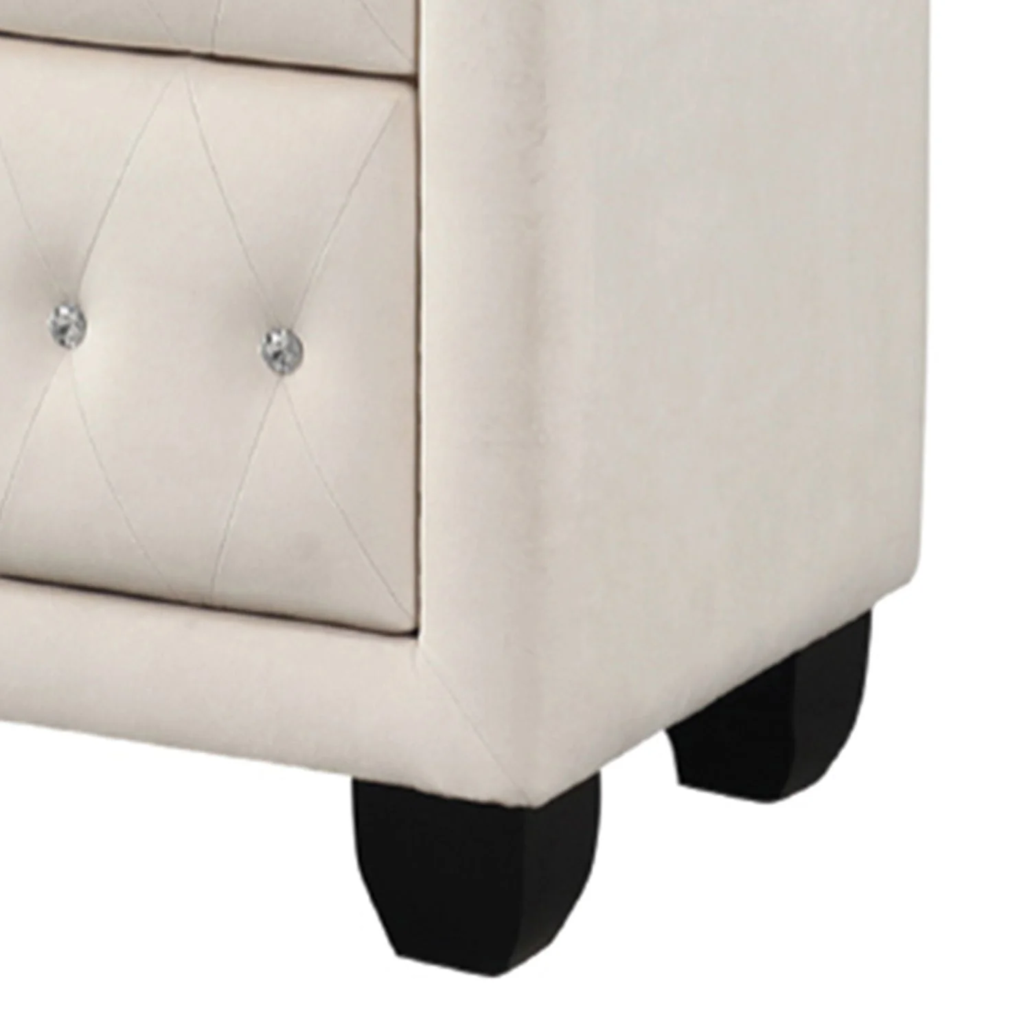 Sophia - 2 Drawer Upholstered Nightstand - Image 4