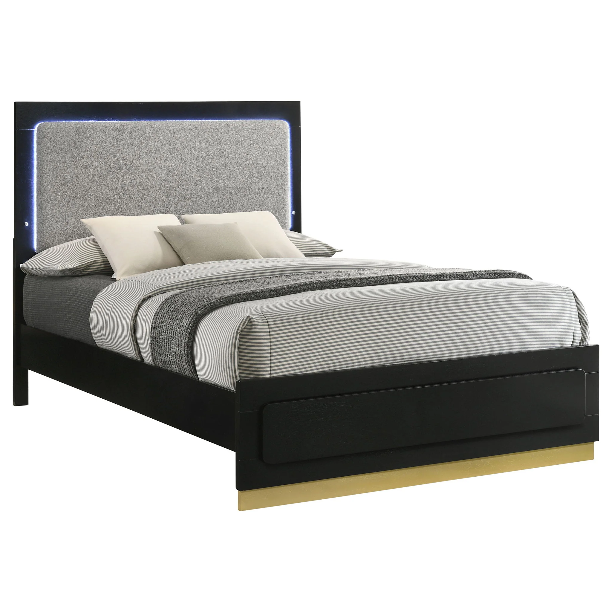 Sophia - Panel Bed With LED Headboard - Image 26