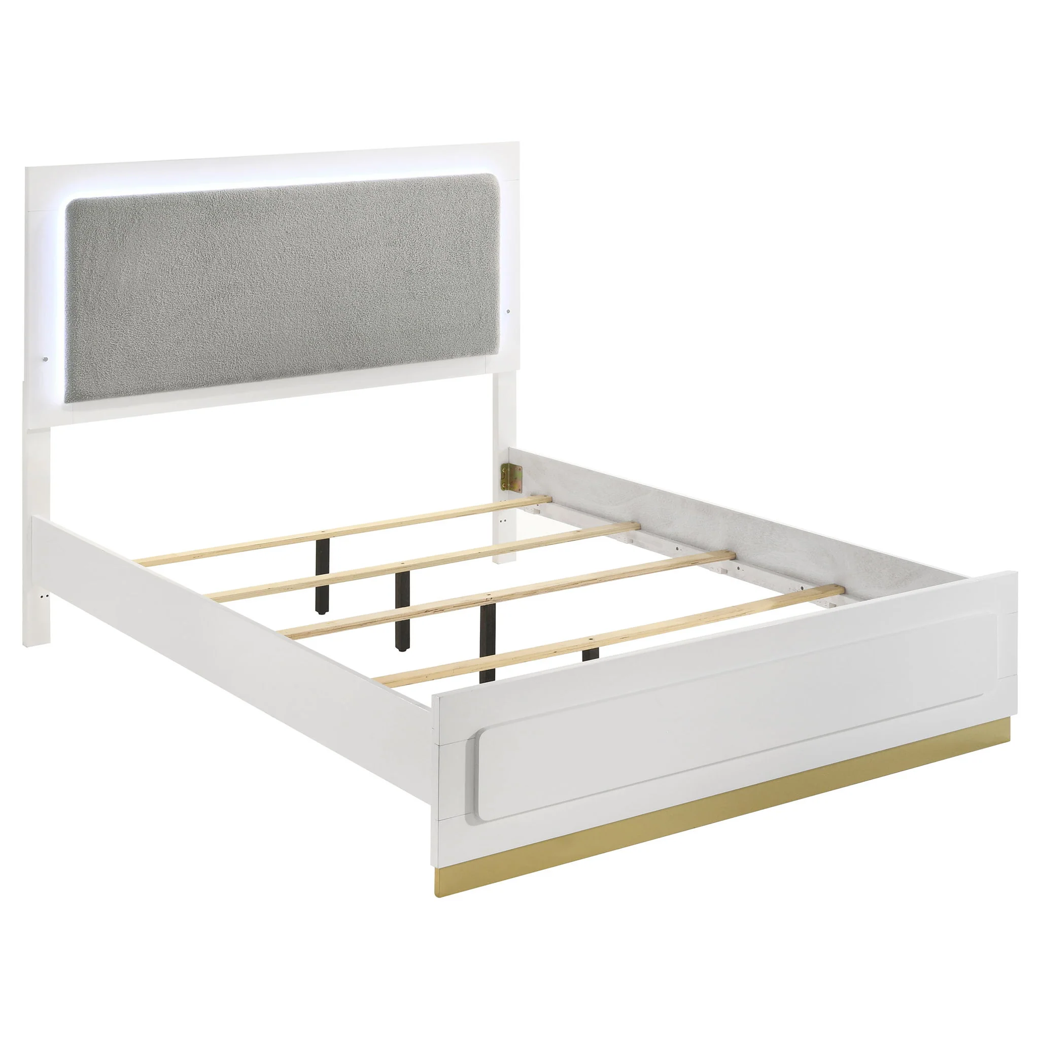 Sophia - Panel Bed With LED Headboard - Image 4