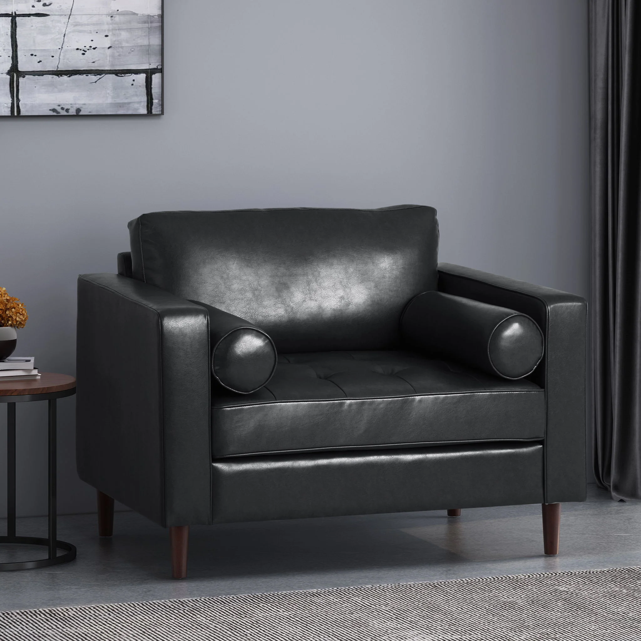 Sophisticated Club Chair With Relaxing Comfor - Image 17