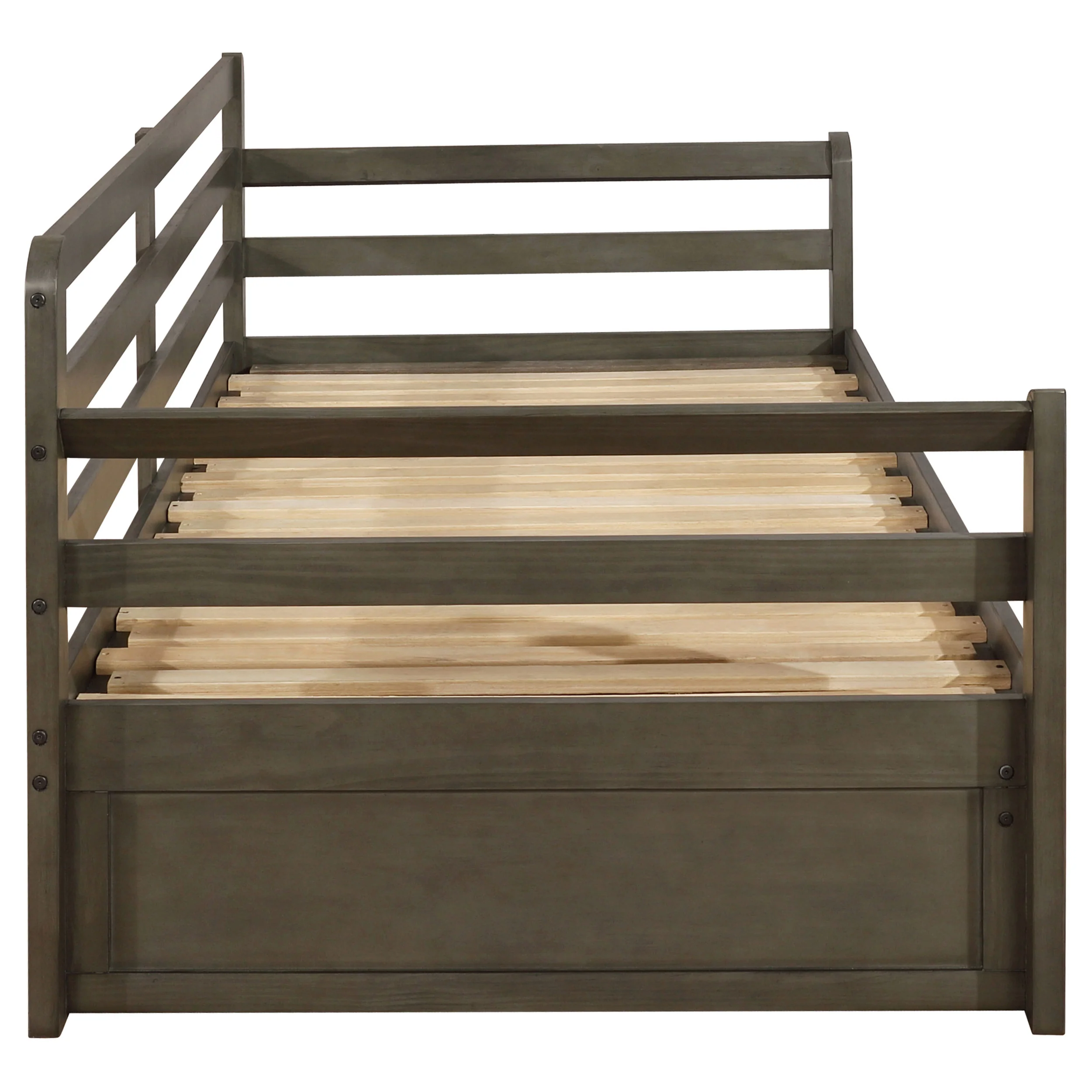 Sorrento Twin XL Daybed with Trundle and Drawers, Grey - Image 15