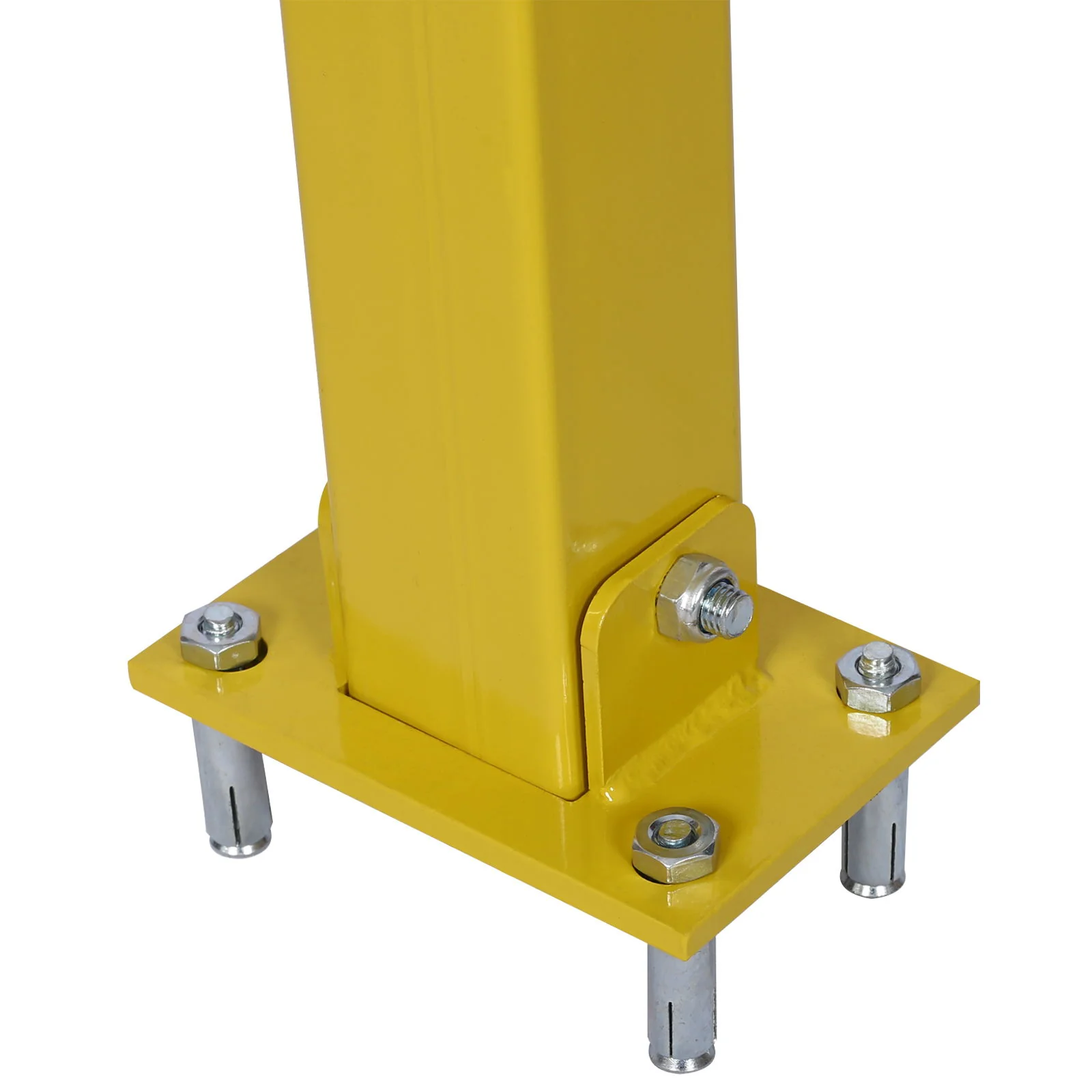 Square Parking Bollard Pole Barrier With Lock For Car Parking Protection And Home Garage Street Decor - Image 7