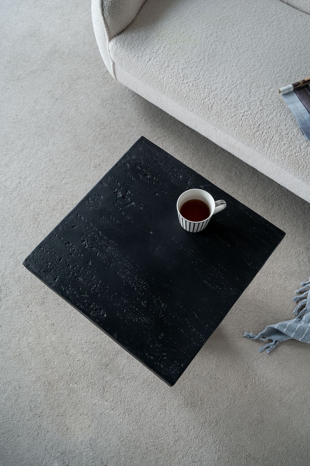 Square Side Table With Pedestal Base - Image 13