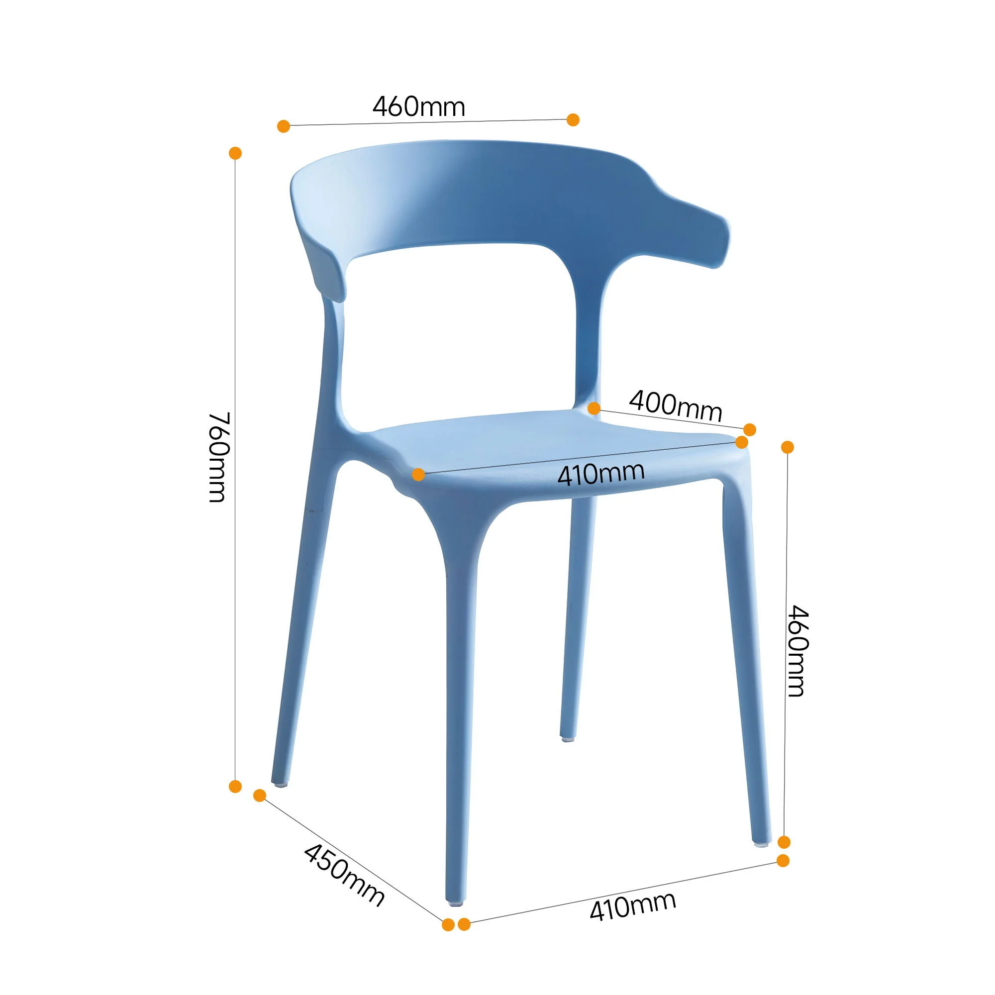 Stackable Chairs (Set of 4) - Image 4