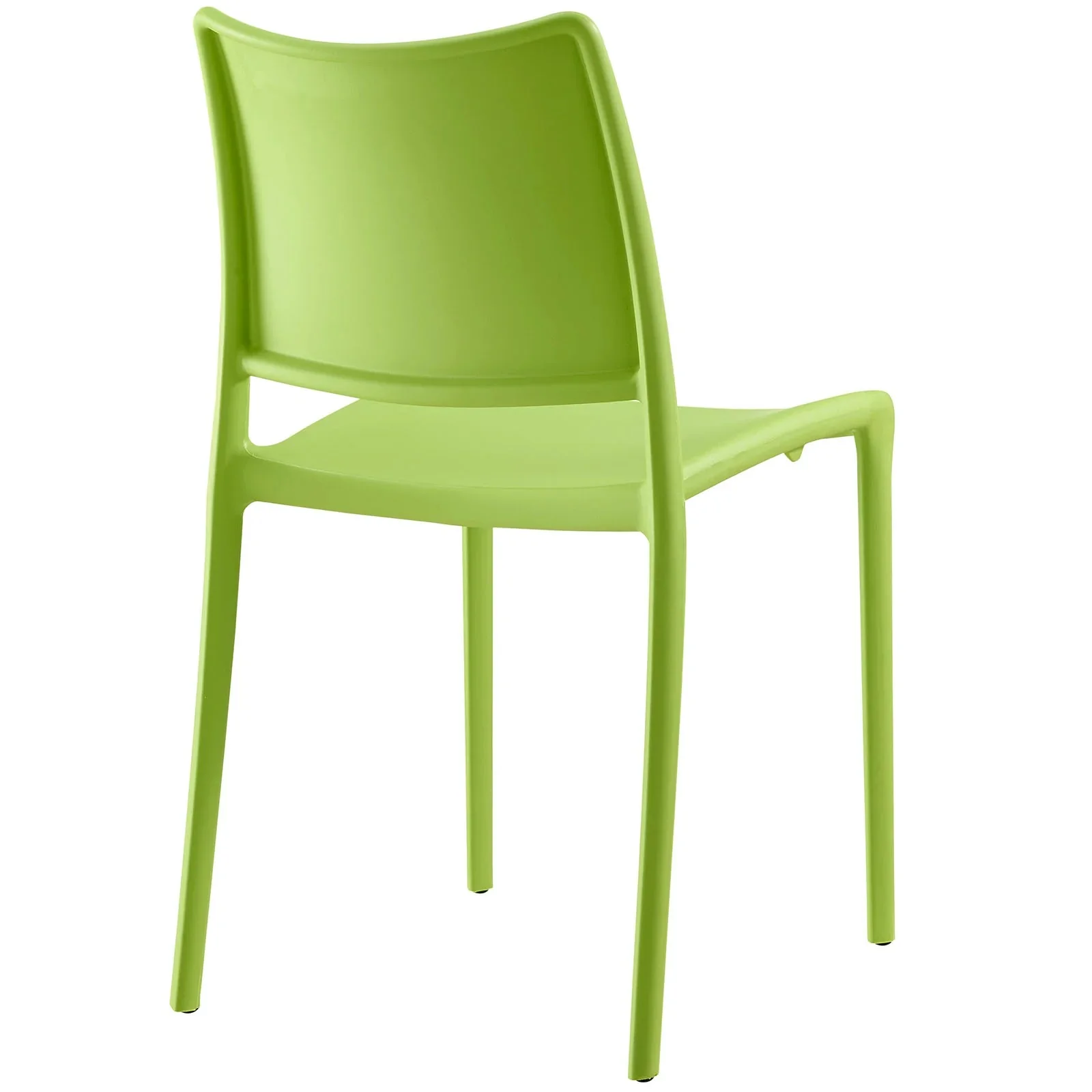 Stackable Polypropylene Dining Side Chair Set – Set of 4 - Image 4