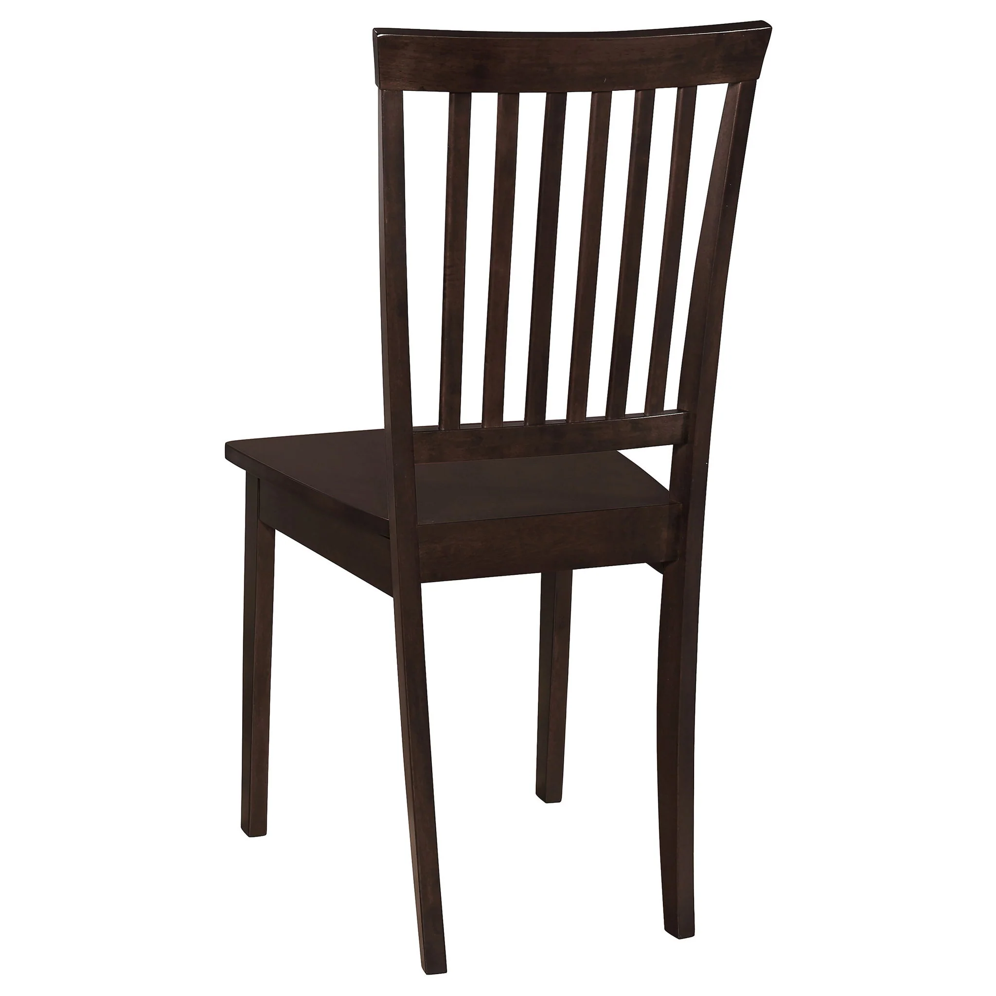 Stan - 5 Piece Dining Set With Rectangular Table And Slat Back Chairs - Cappuccino - Image 3