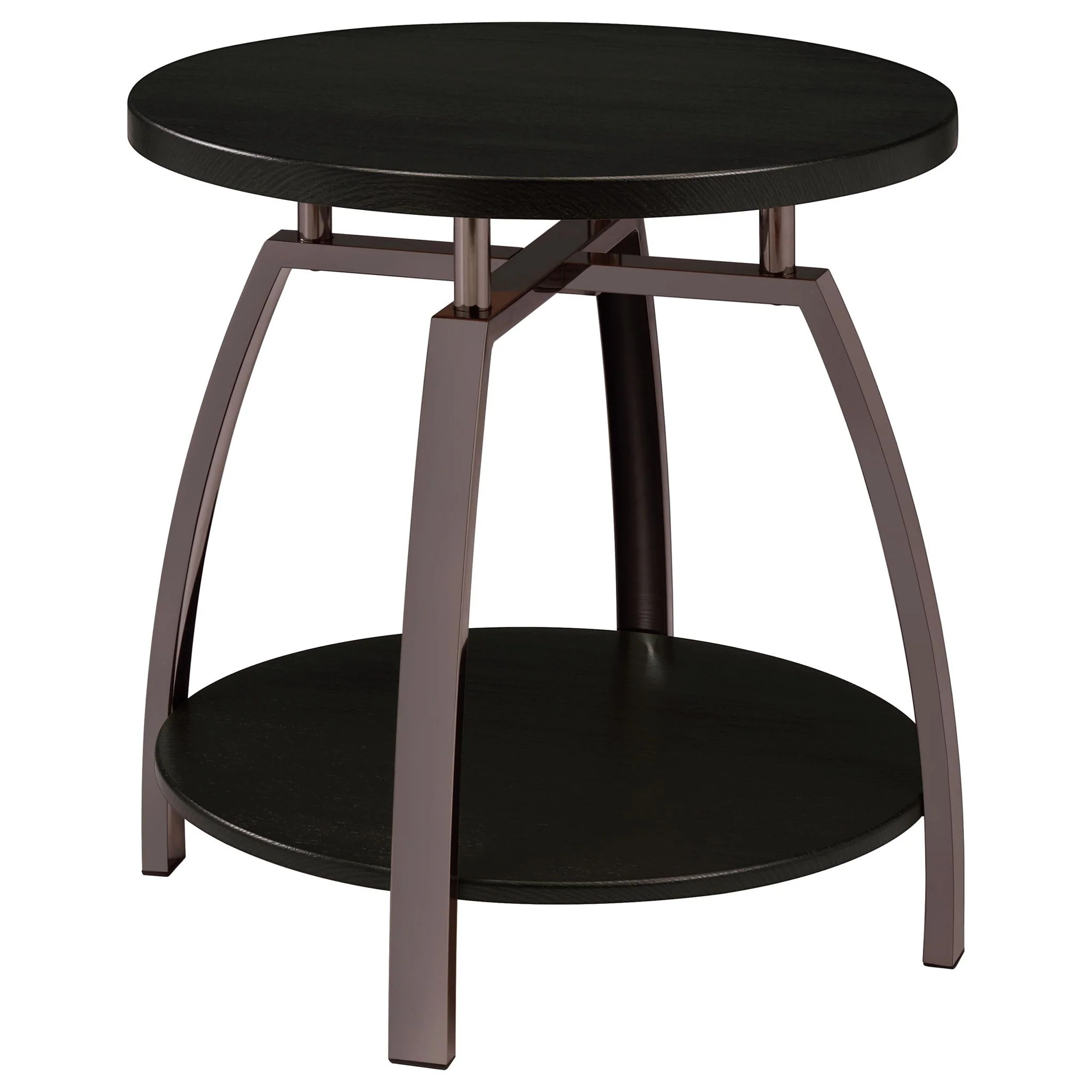 Starrett - 2 Piece Round Coffee Table Set - Charcoal - Image 4