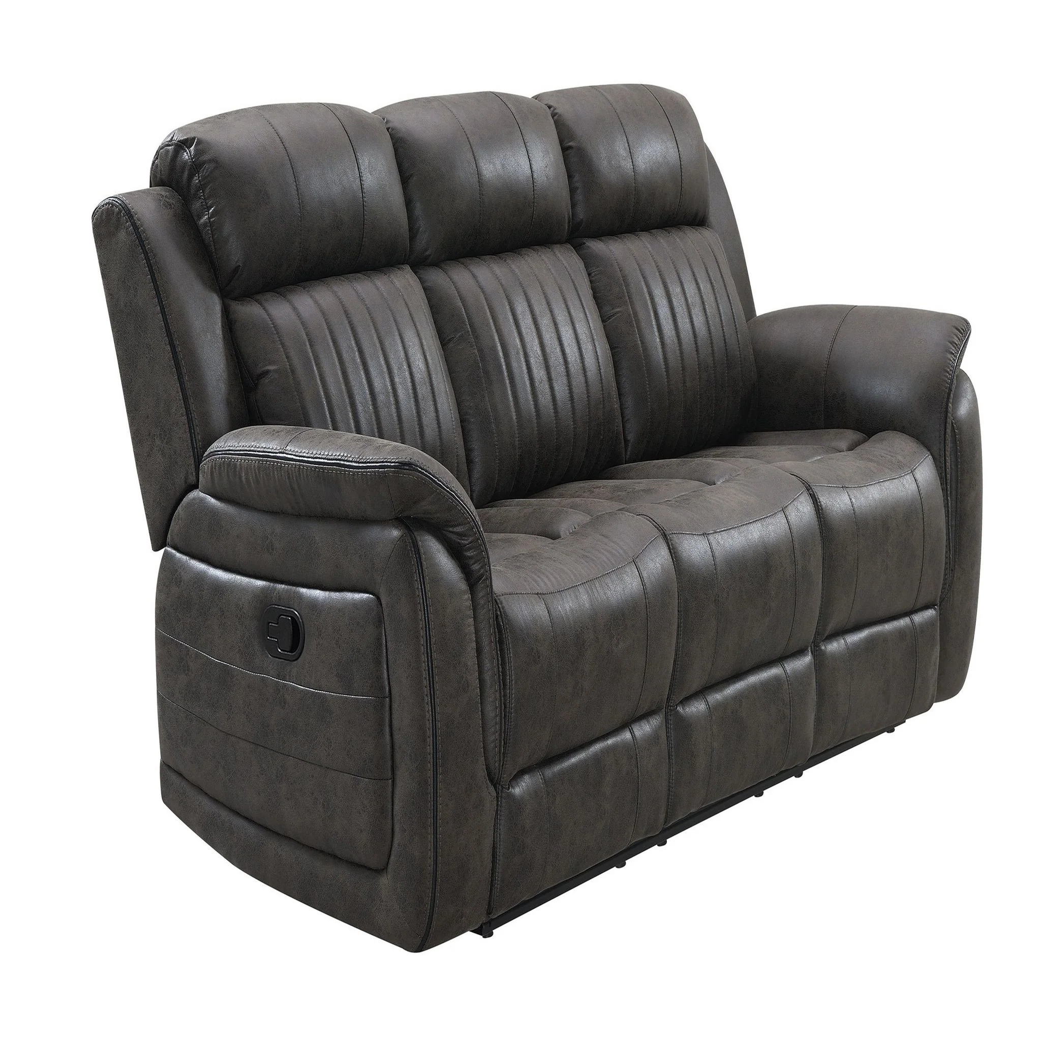 Steban - Reclining Sofa - Gray - Image 3
