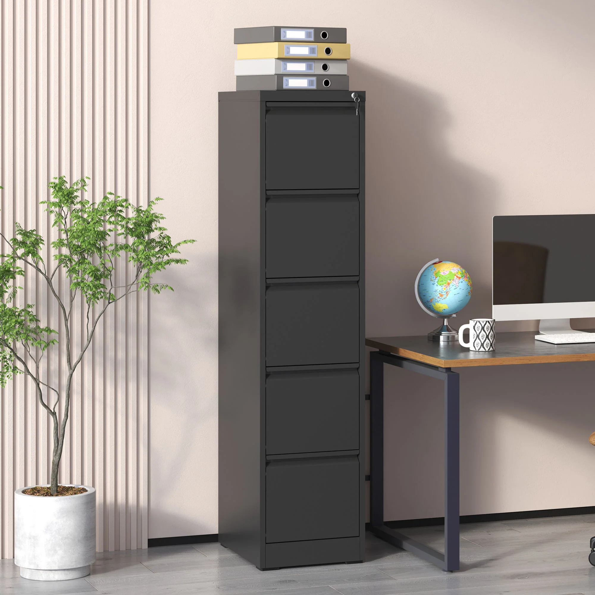 Steel Drawer Vertical File Cabinet With Lock For A4 Legal / Letter Size - Image 45