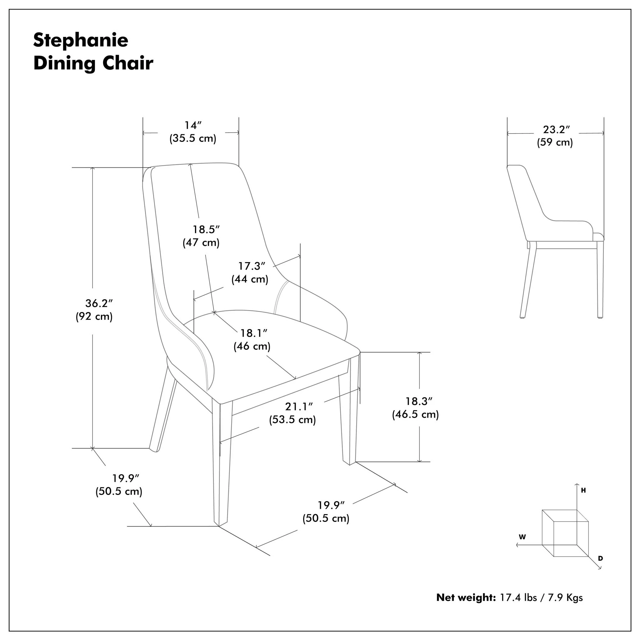 Stephanie - Upholstered Dining Chair (Set of 2) - Image 12