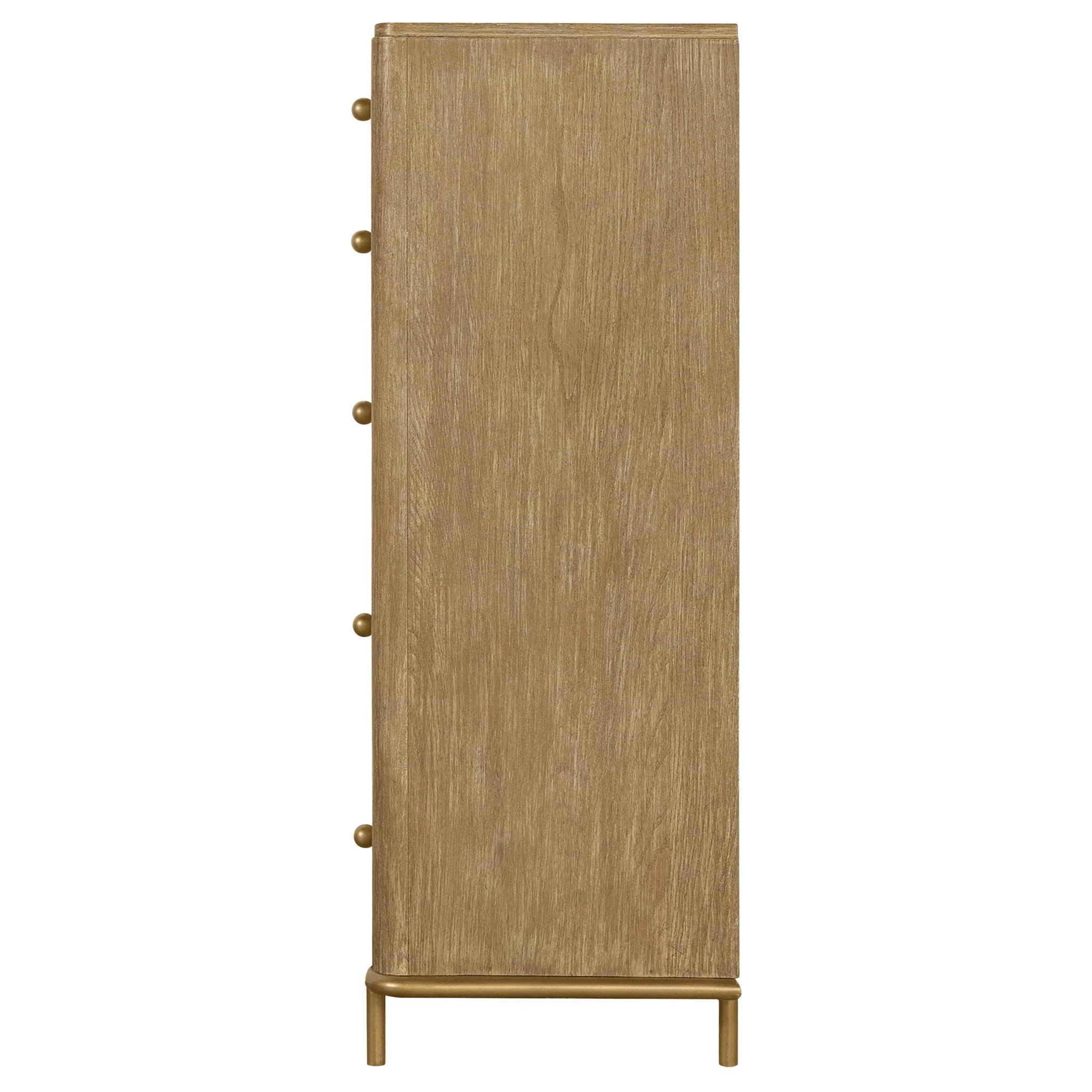 Stevie - Rectangular 5 Drawer Chest - Sand - Image 8